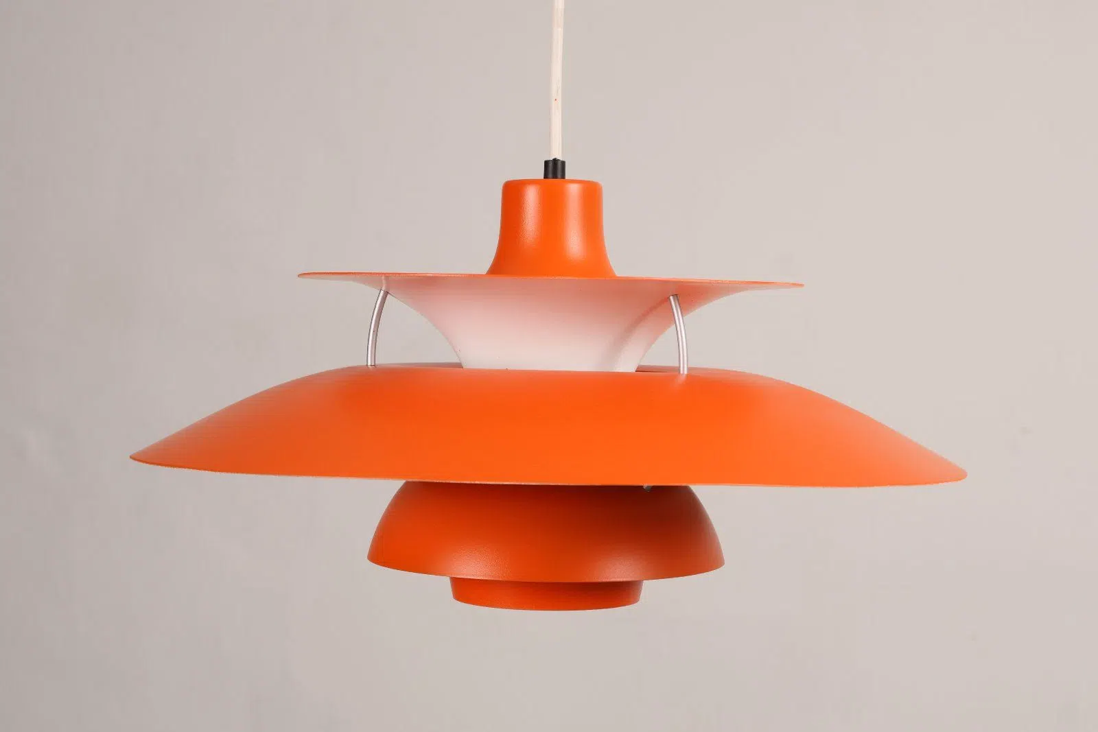 louis poulsen ph5 Pendelleuchte deckenlampe vintage 50er 60er 70er lampe retro dänisch mid century design danish esstisch esszimmer licht orange türkis rot stehlampe wandlampe tisch lampe Küche light