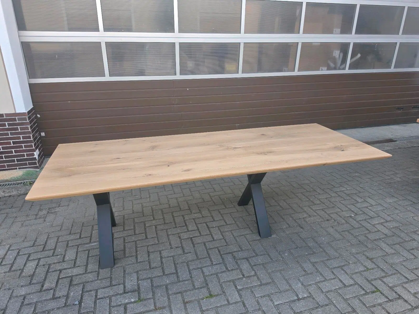 Esstisch Eiche massiv Schweizer Kante 200-260x100 NEU!!