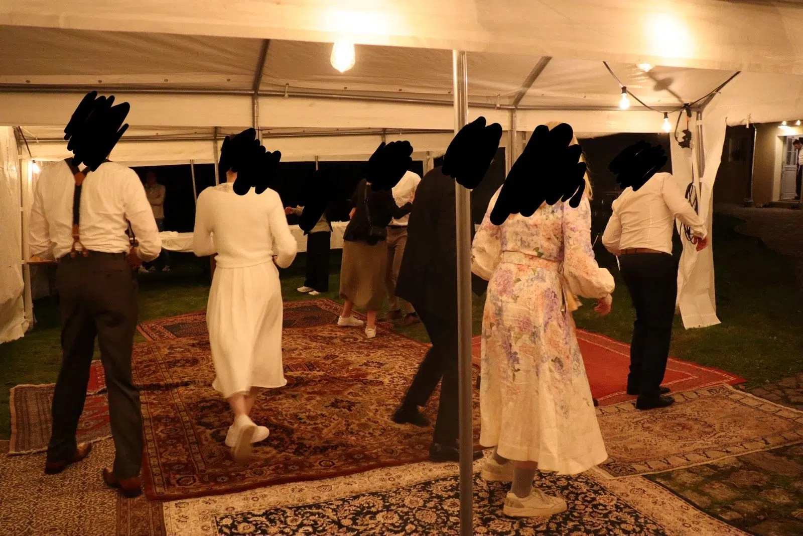 Perserteppiche als Tanzboden für Events/ Hochzeiten/ Feiern
