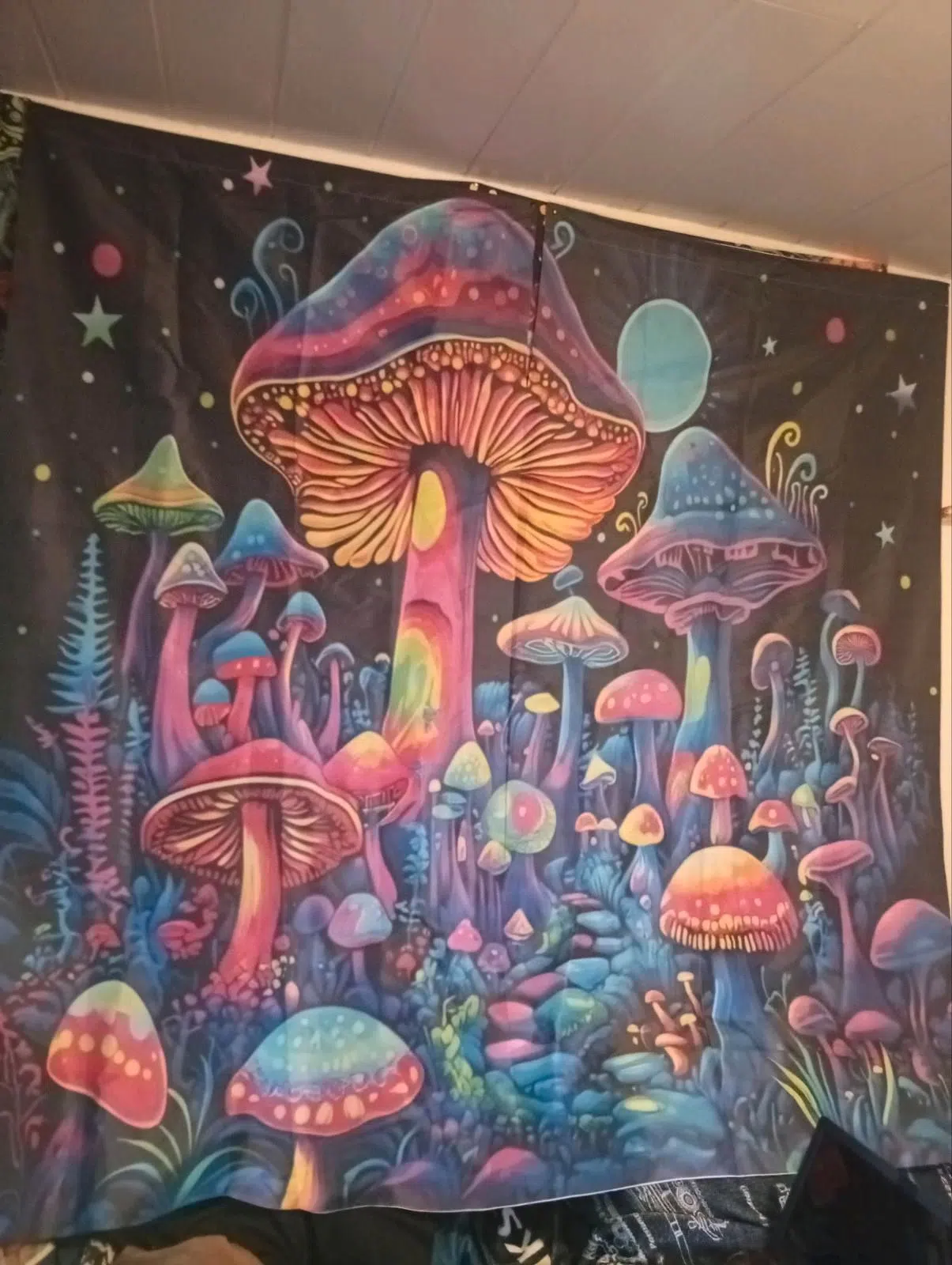 Vorhang,Wandteppich, Leinwand Psychedelische Kunst