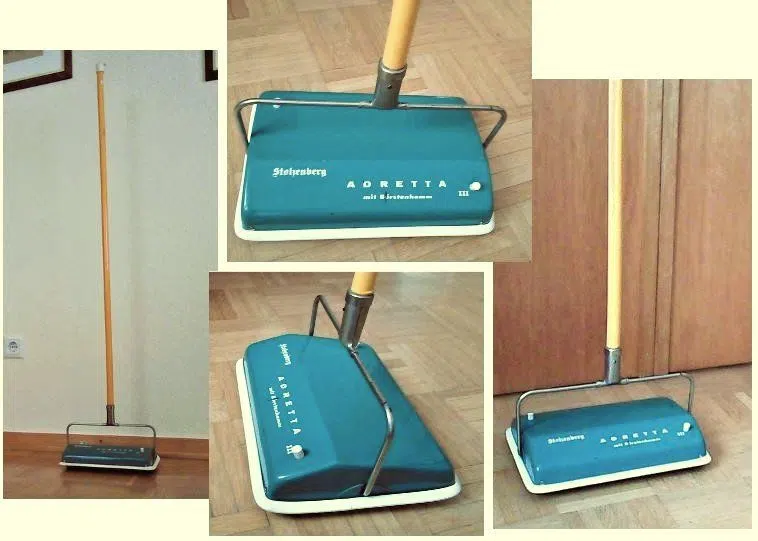 retro Teppichkehrer, Staubsauger,  ADRETTA, Stolzenberg, 50er