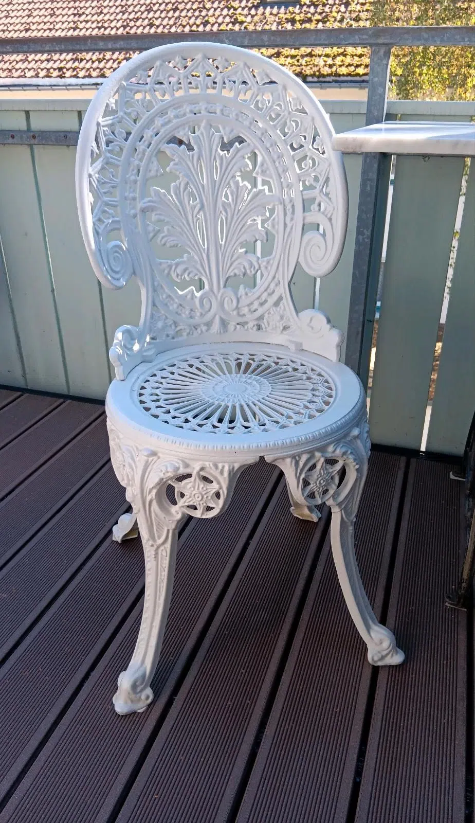 Gartenstuhl aus Metall