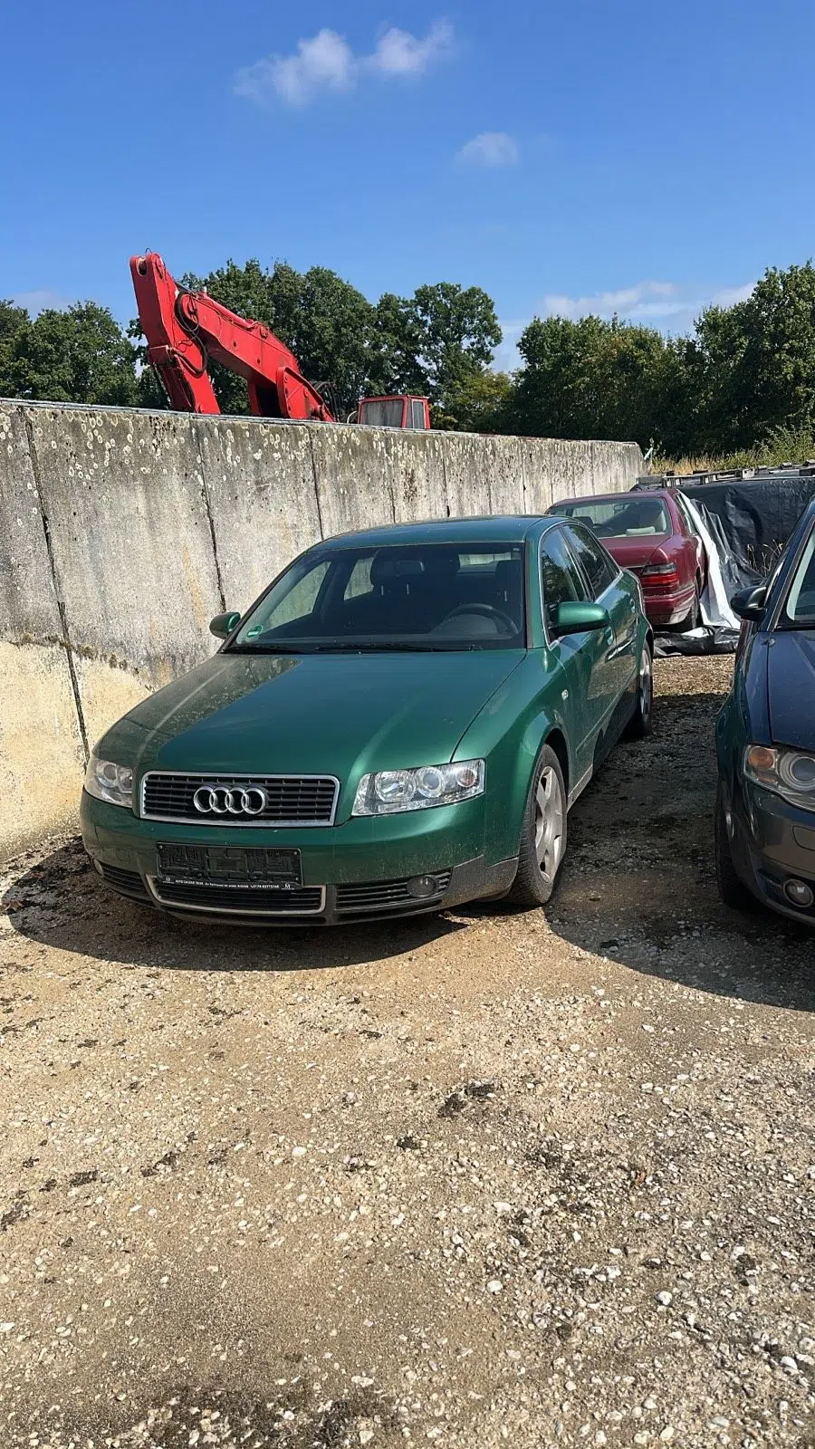 Audi A4 B6 Limousine in grün