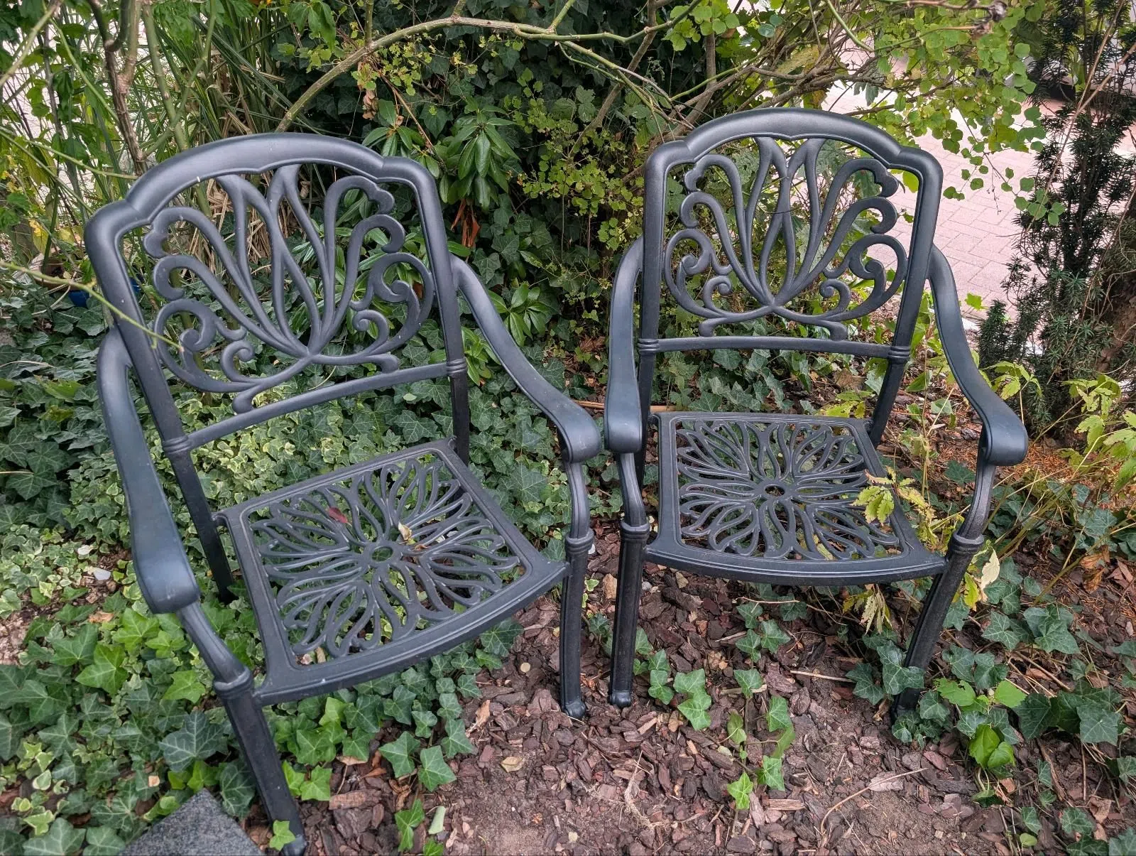 Diningsessel 'Amalfi' Aluminium -Guss Bronze Hartman Gartenstuhl