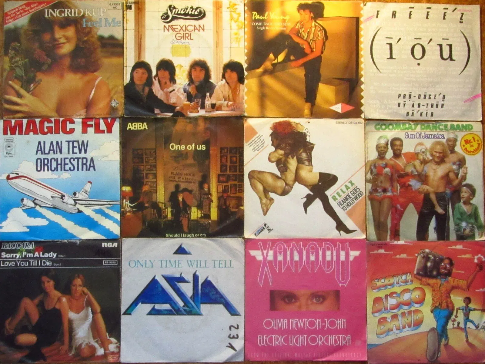 228 Single Schallplatten - Vinyl - Pop - Rock - Musikbox - 7 Inch