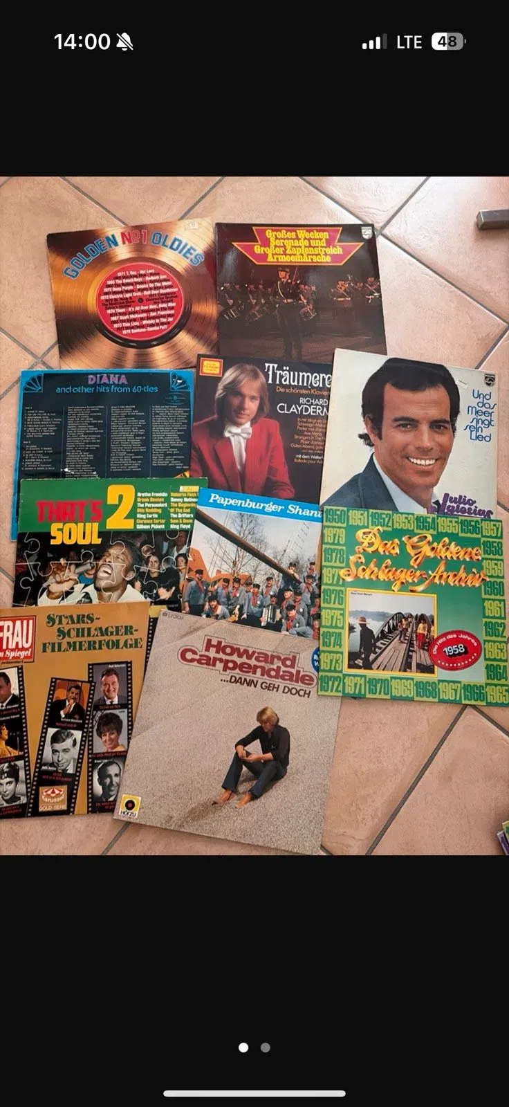 Mehrere Schallplatten zu verkaufen