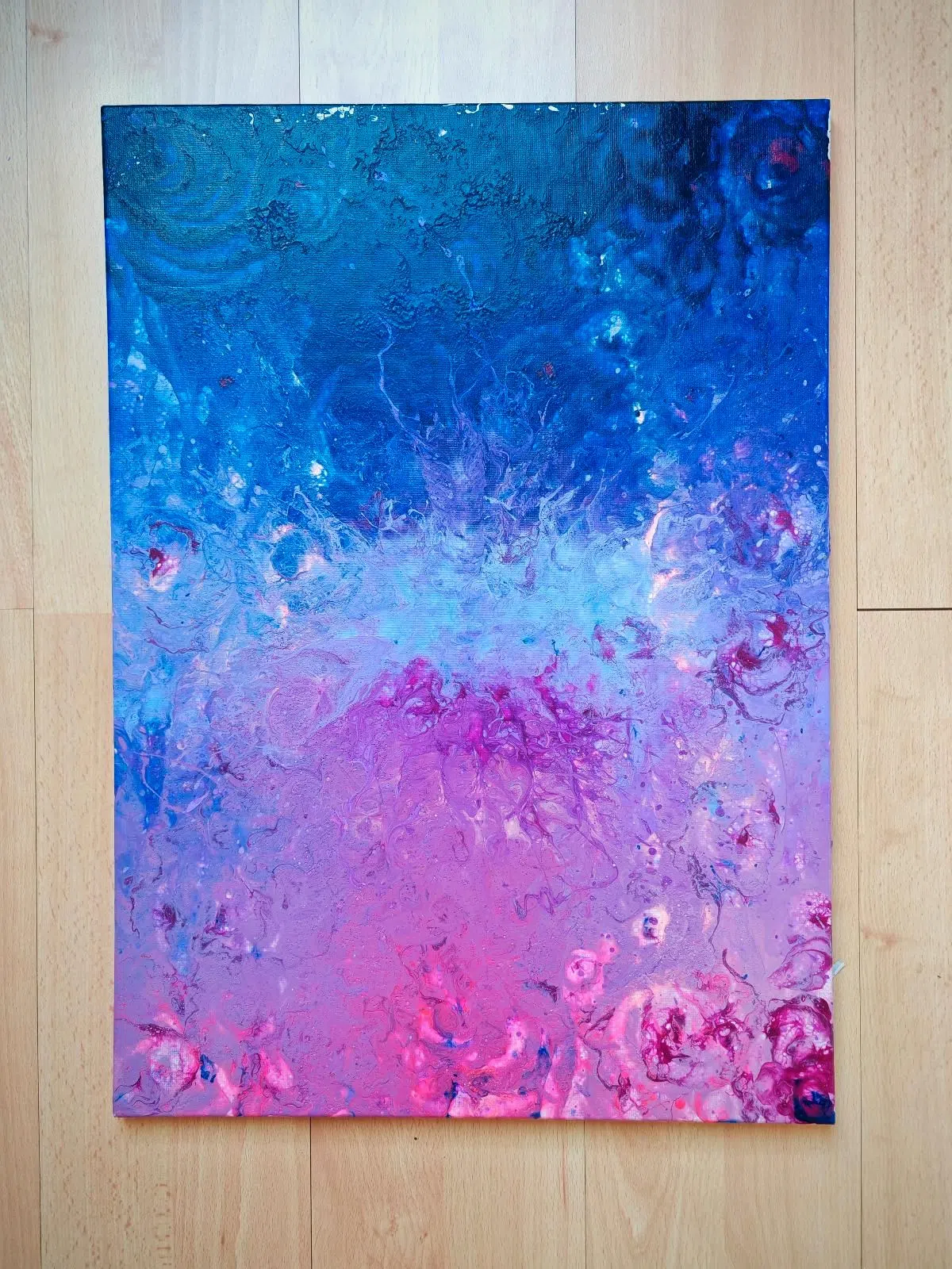 Original Acryl Gemälde "Kosmos", Unikat von lokaler Künstlerin