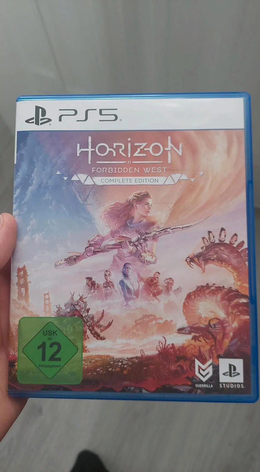 horizon foriden west für ps5 mit data disc und play disc
