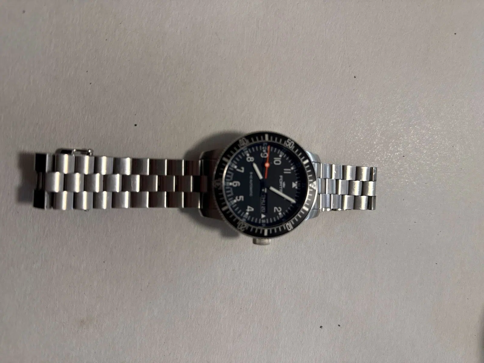 Fortis B-42 Flieger Armbanduhr Edelstahl