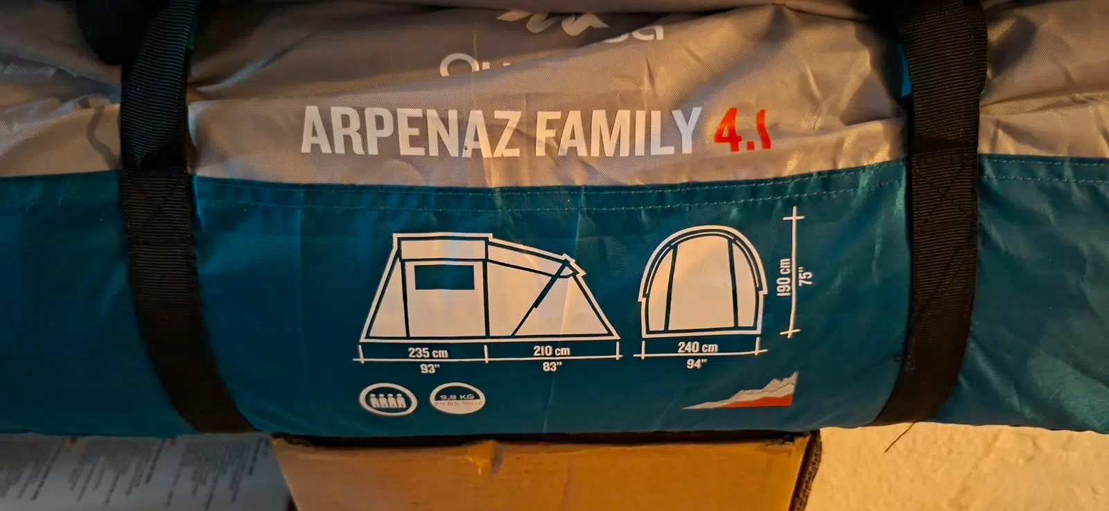 Quechua Arpenaz Family 4.1 Familienzelt - nur 1x aufgebaut