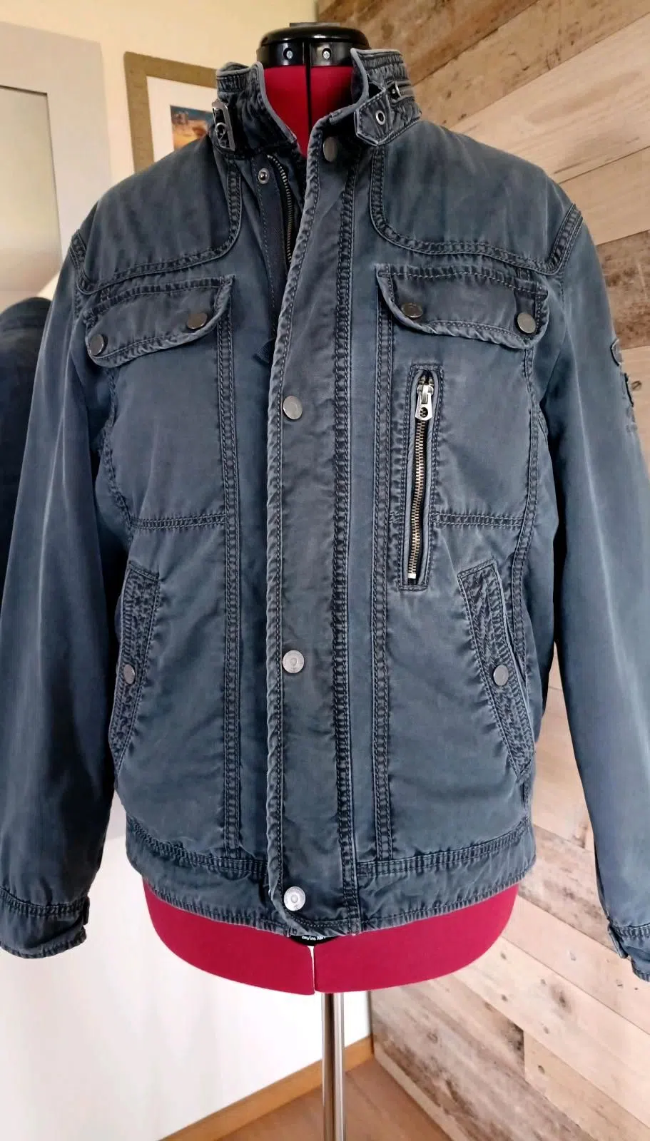 Engbers Herrenjacke Gr. 48 NEUwertig sehr detailreich stylisch