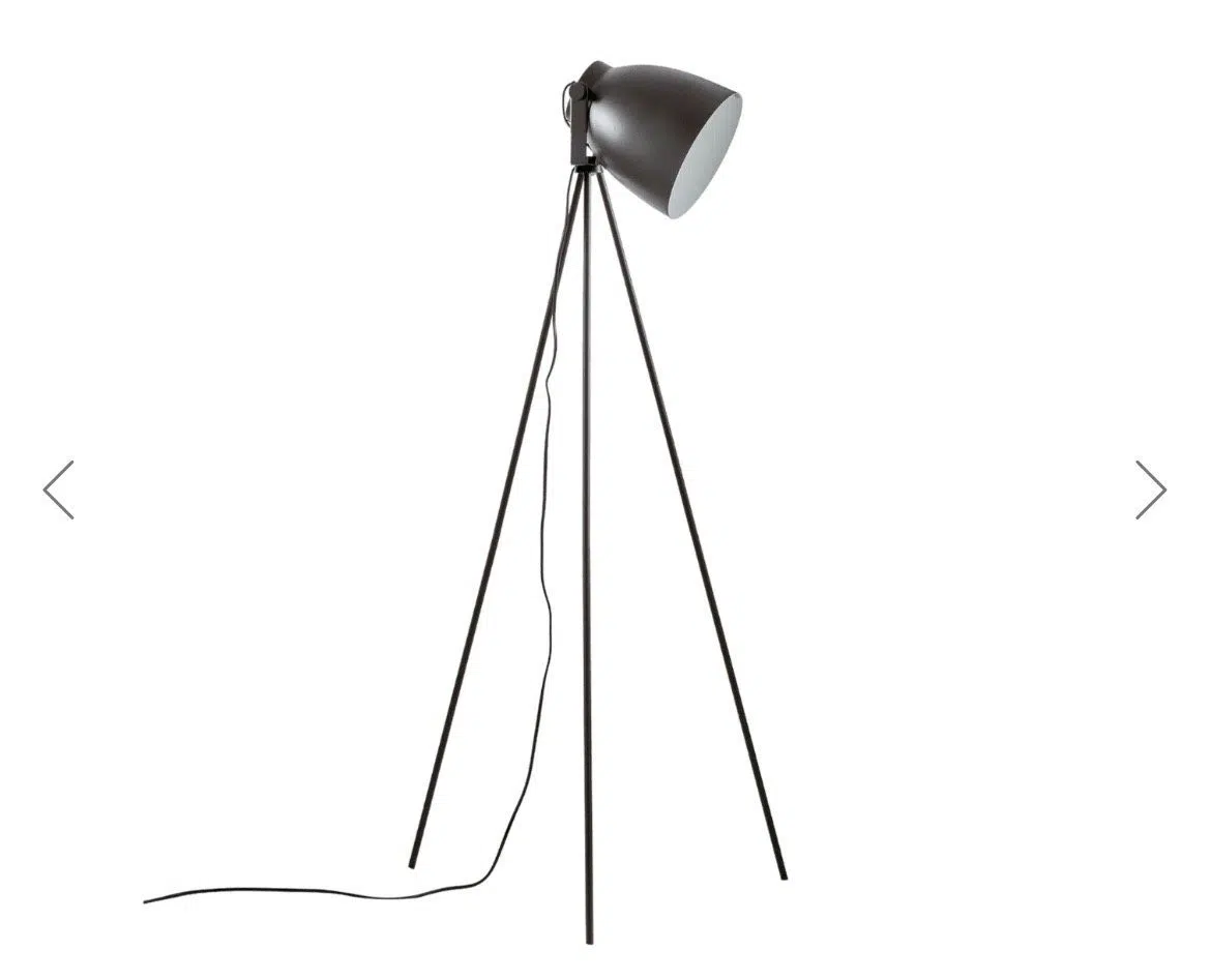 Stehlampe schwarz