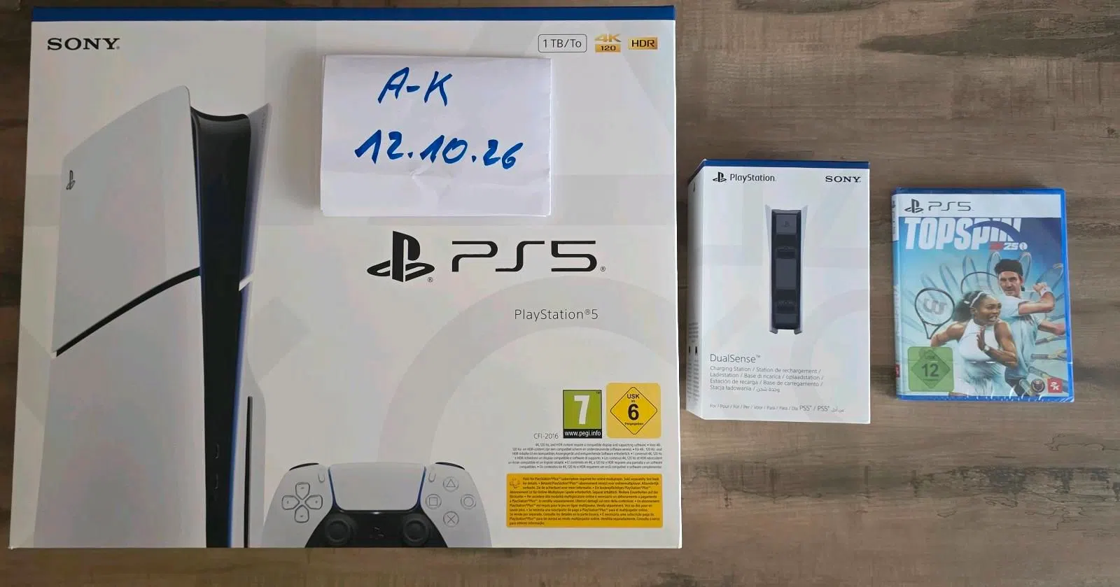 PlayStation 5 Slim Disc Konsole PS5 mit Laufwerk + Ladestation