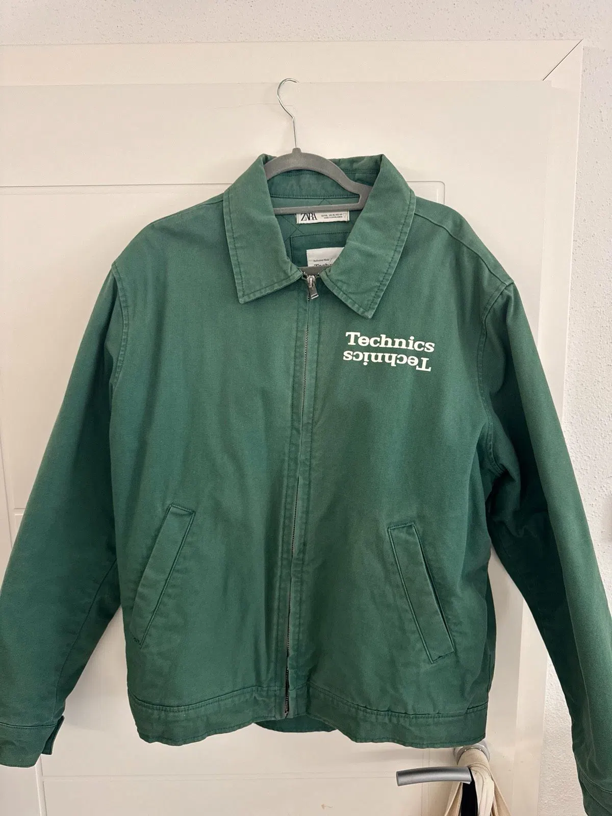ZARA Herrenjacke Grün – Technics – Vintage Streetwear
