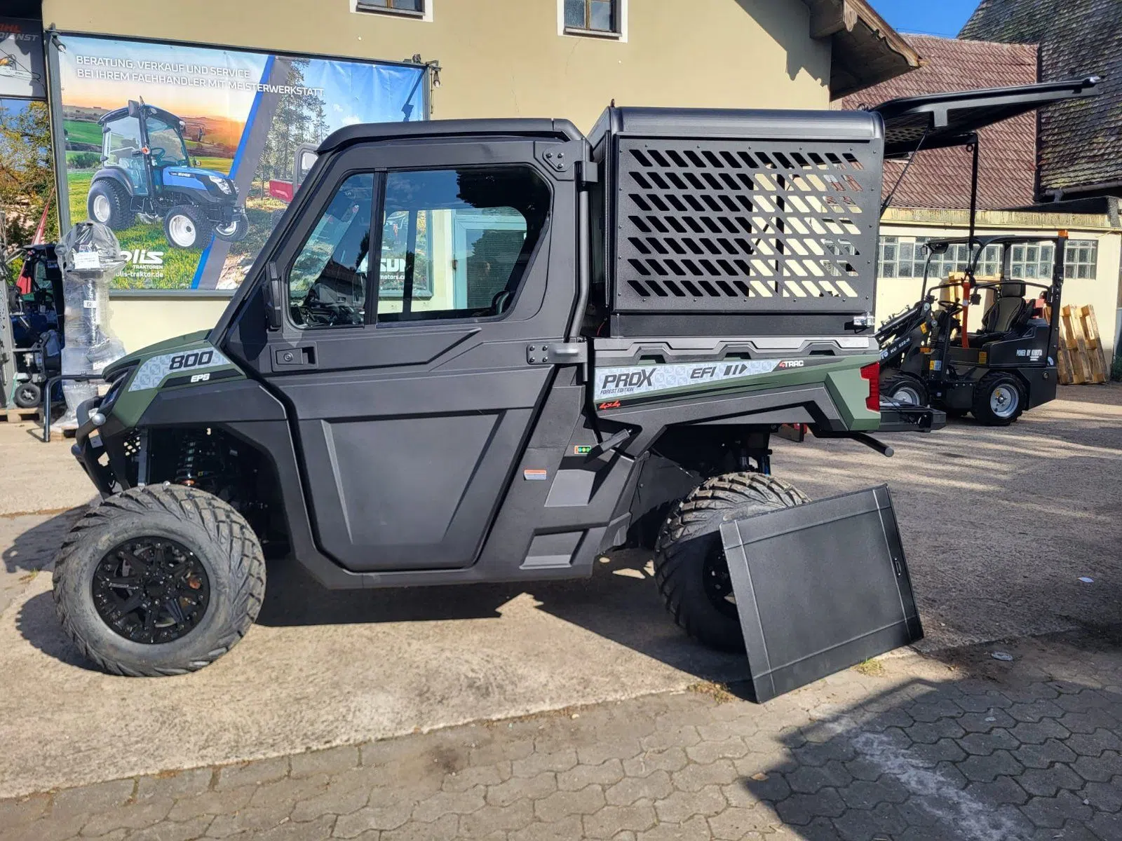 4TRAC ProX 800 Hunterkit HardTop Jagd + Seilwinde + Galgen / Kran