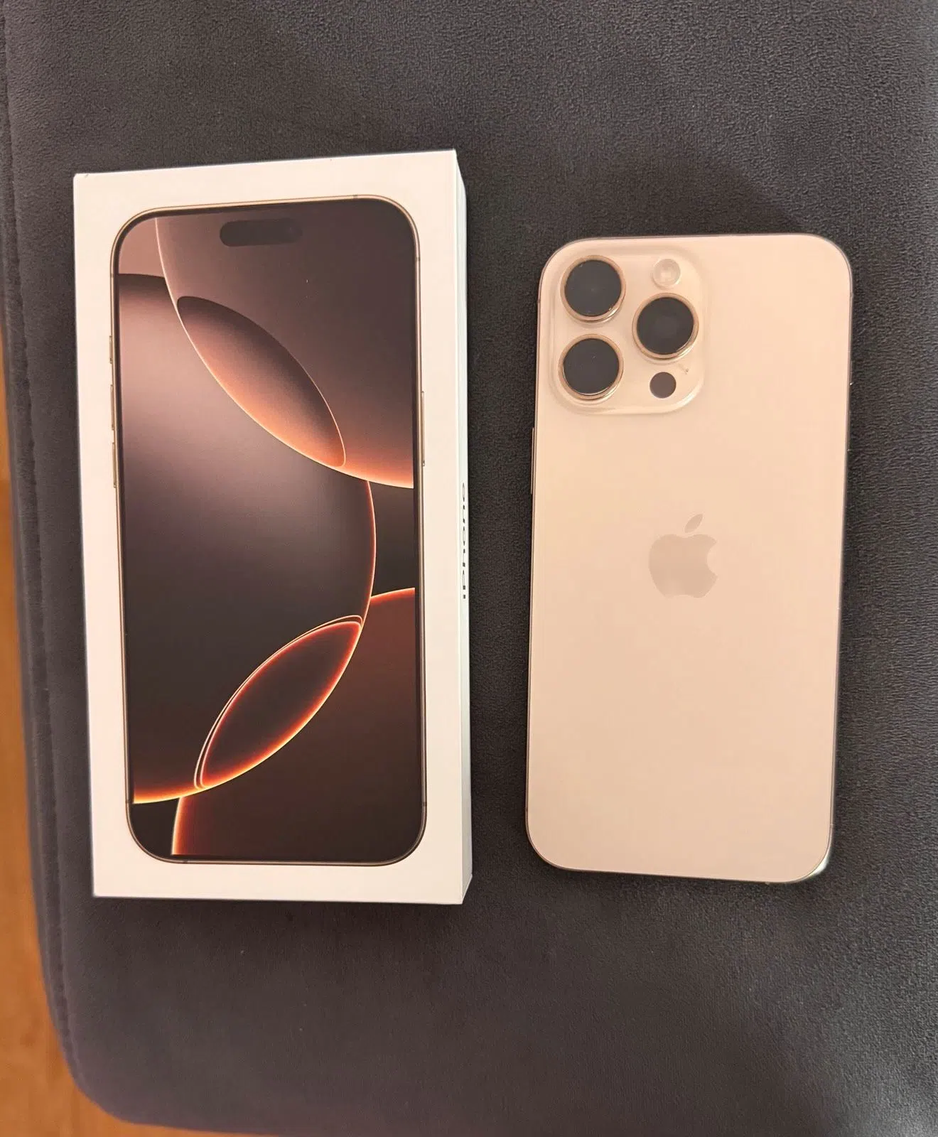 I Phone 16 Pro Max 256 GB Titanium Wüstensand (Guter Zustand)