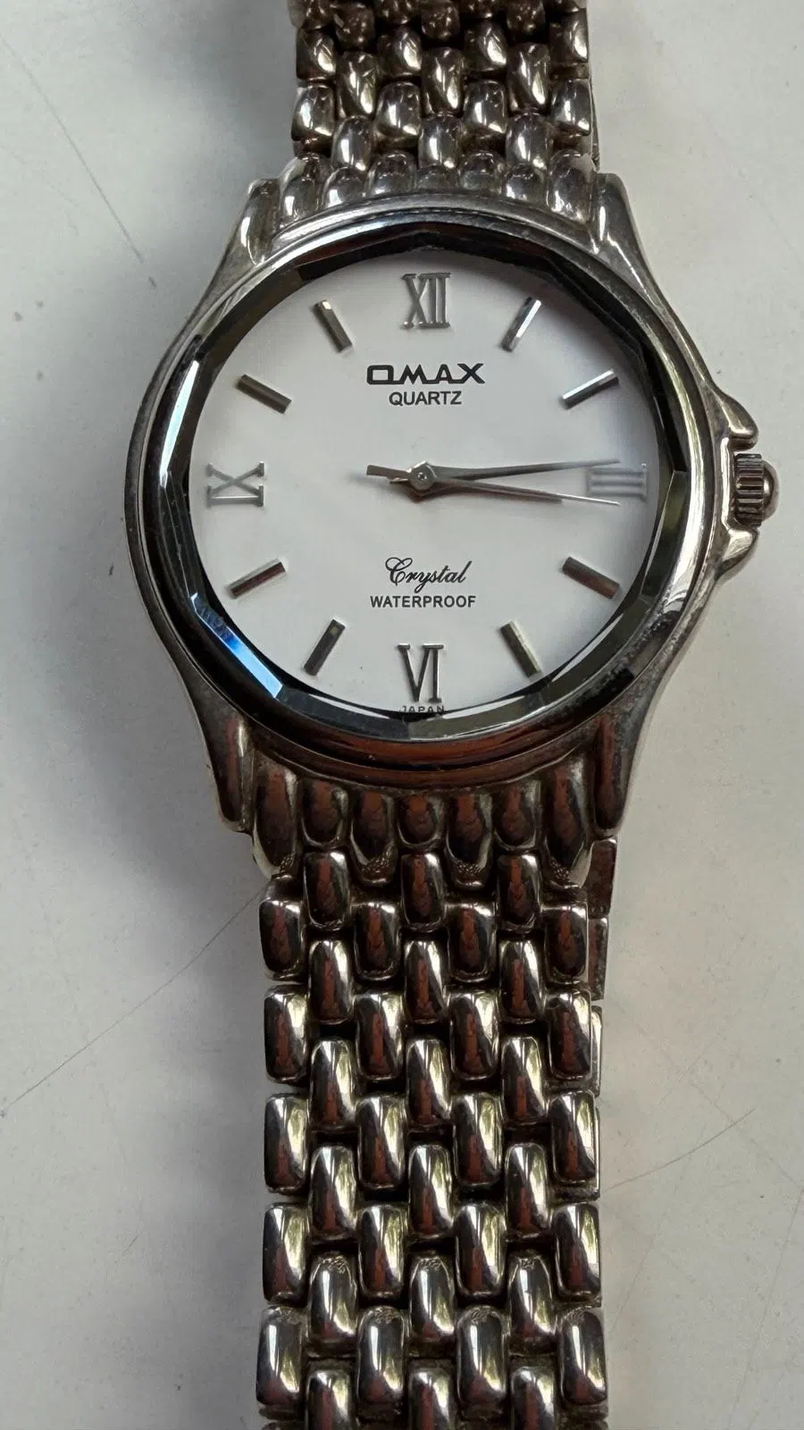 OMAX Quartz Armbanduhr mit Gliederarmband
