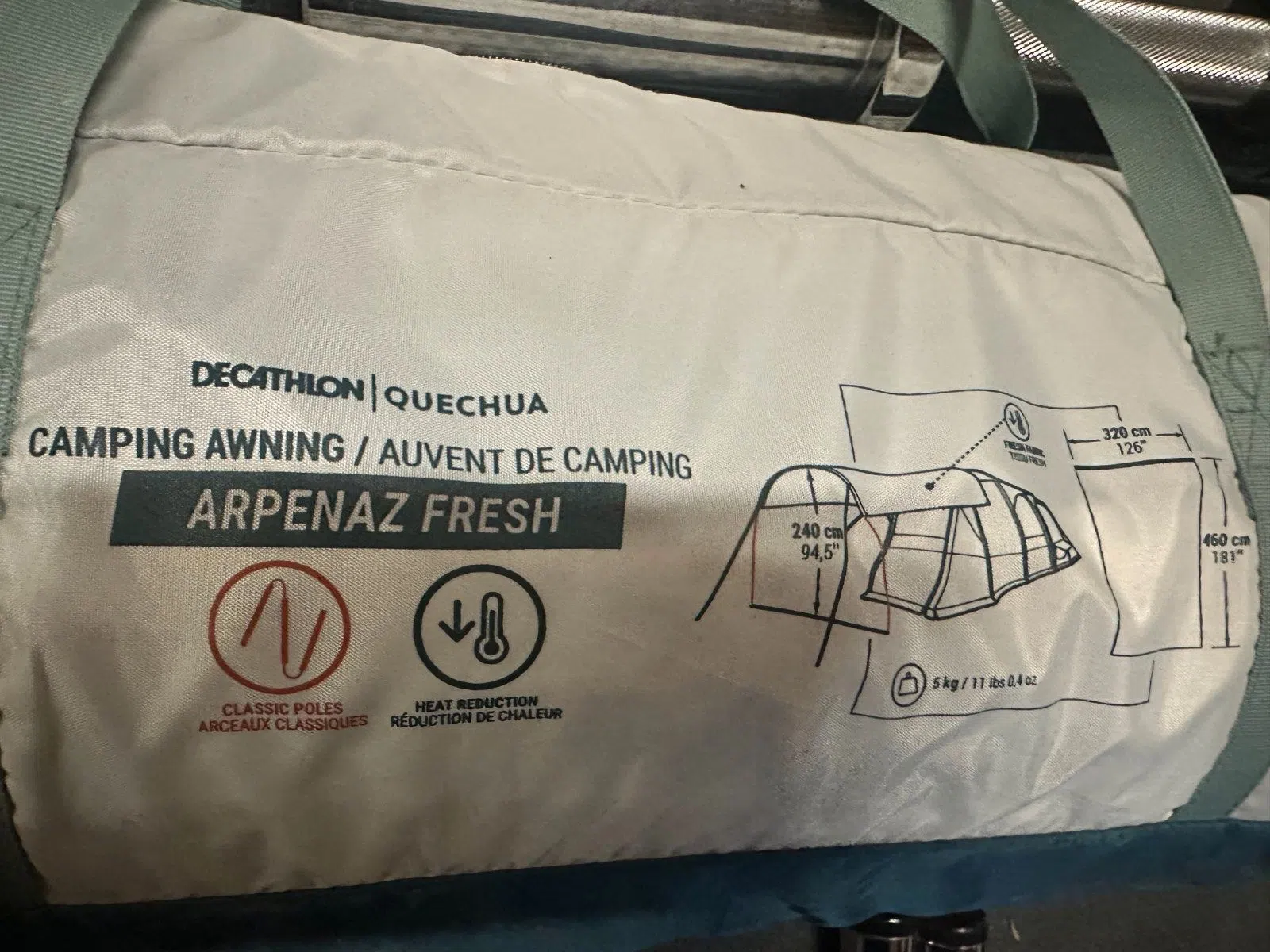 Decathlon Quechua Arpenaz Fresh Camping-Vorzelt