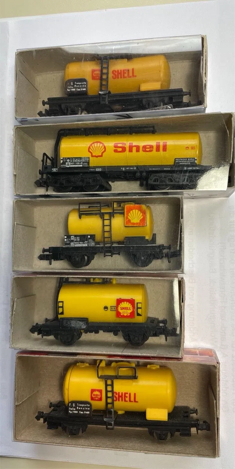 Spur N 5 Shell Tankwagen, Arnold, Lima, Fleischmann und Trix