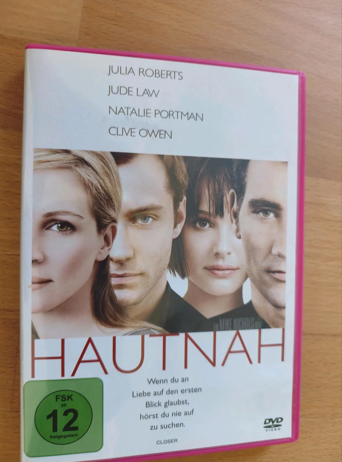 Hautnah (Closer) DVD - Julia Roberts, Jude Law
