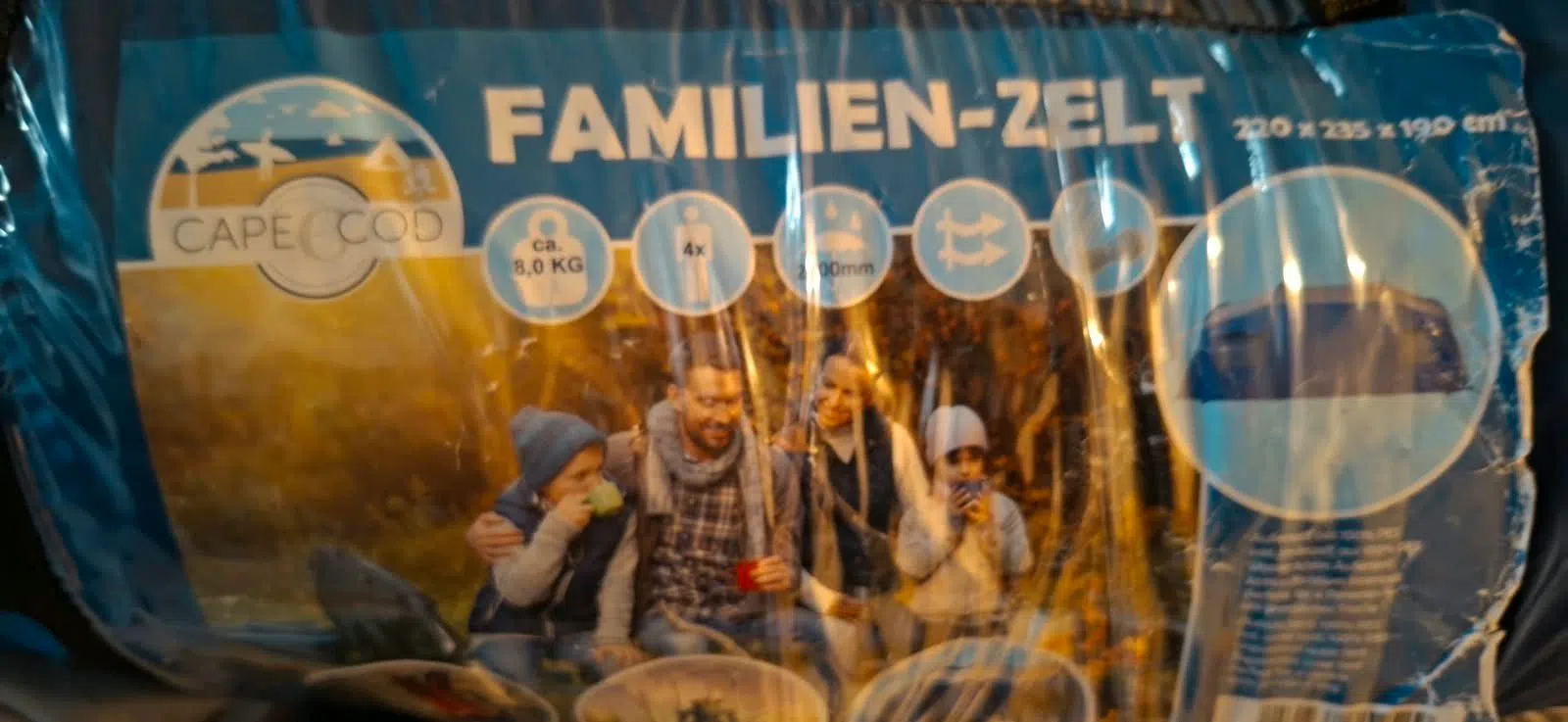 Cape Cod Familien-Zelt für 4 Personen