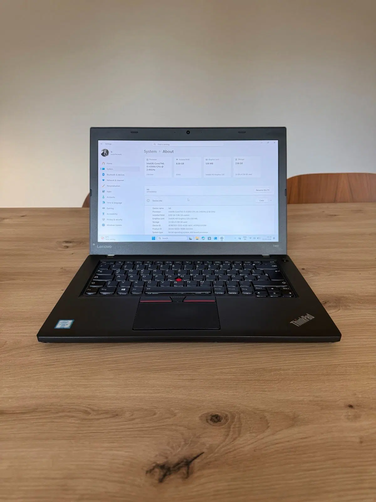 Lenovo ThinkPad T460