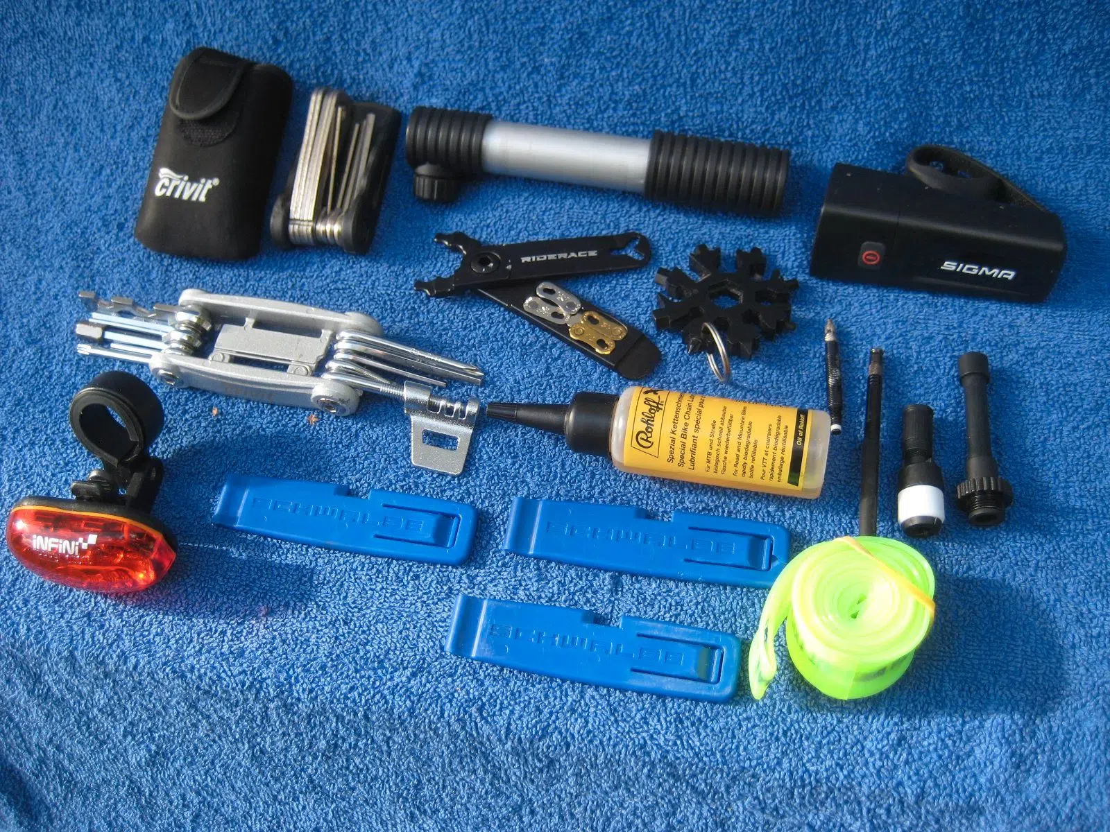 rennrad werkzeug fahrrad lichter multitool rohloff Kettenzange