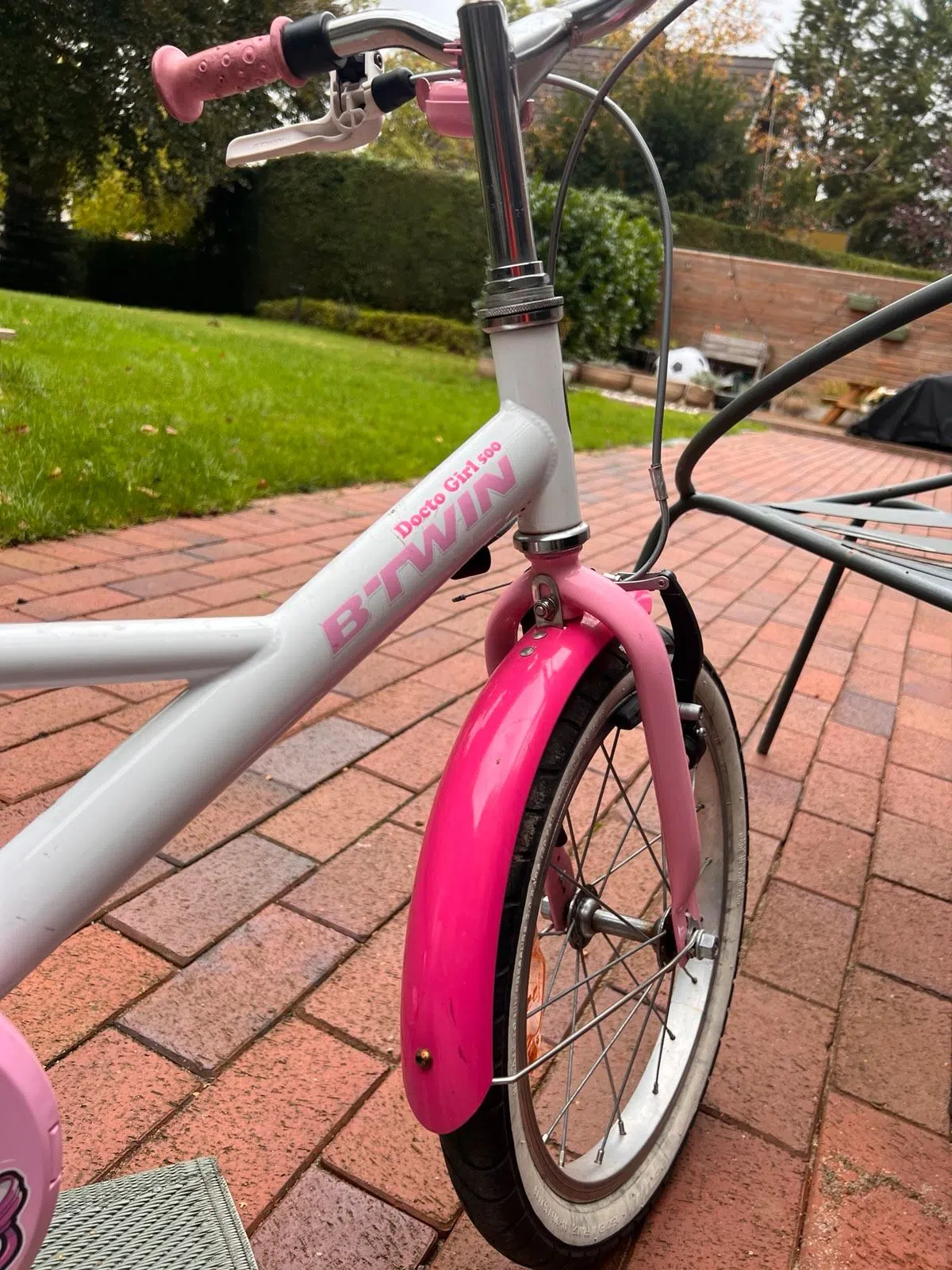 Mädchenfahrrad 16 Zoll B'Twin Docto Girl 500