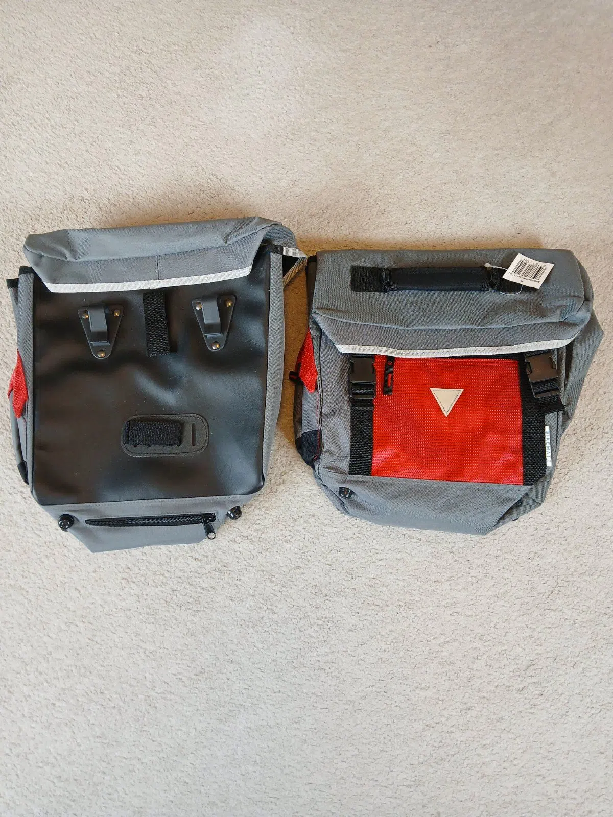 NEU & OVP: Bikemate Fahrrad-Satteltaschen-Set (20 Liter) – Was
