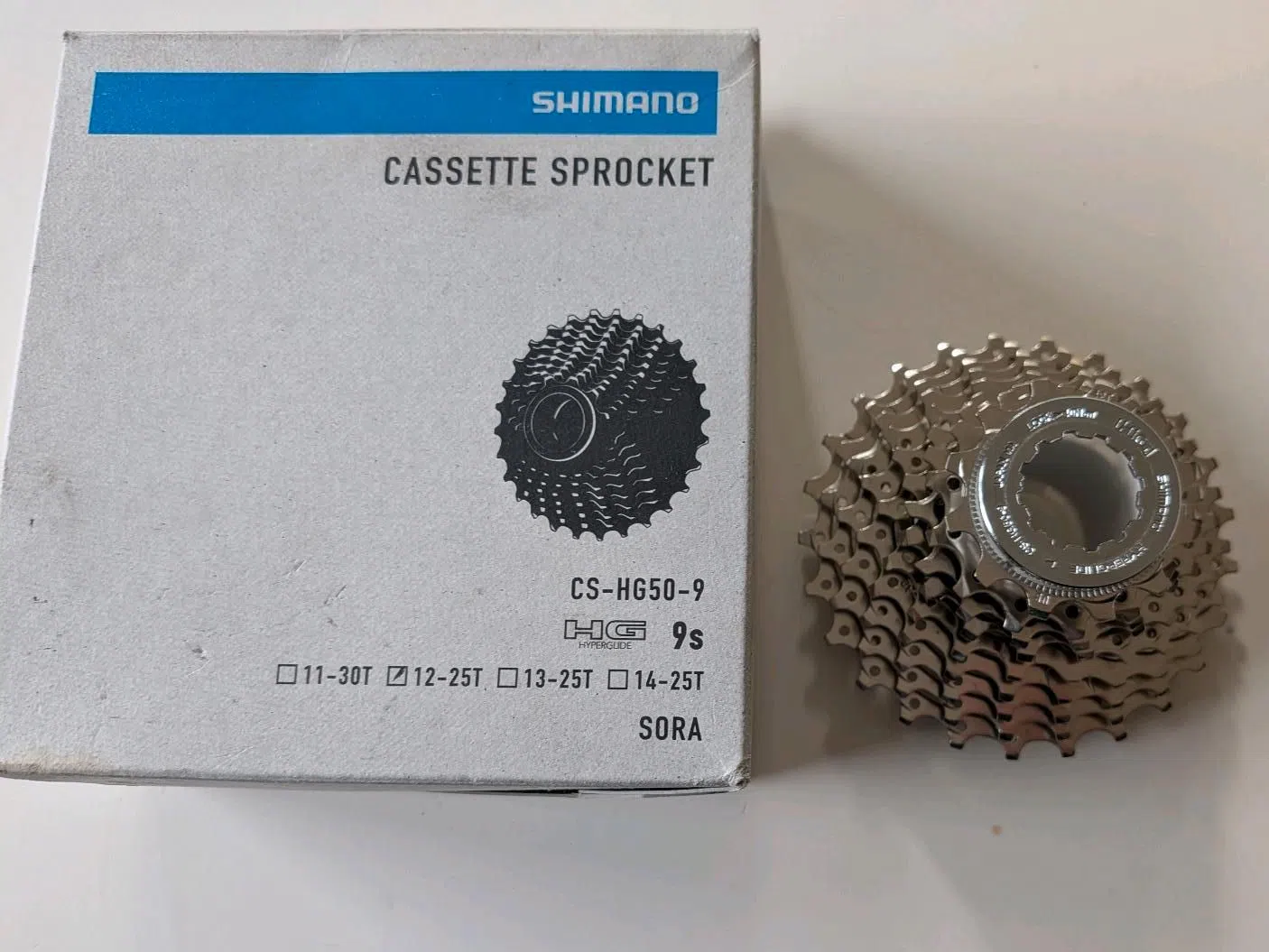 Shimano Sora 9-fach Kassette 12-25T CS-HG50-9 NEU