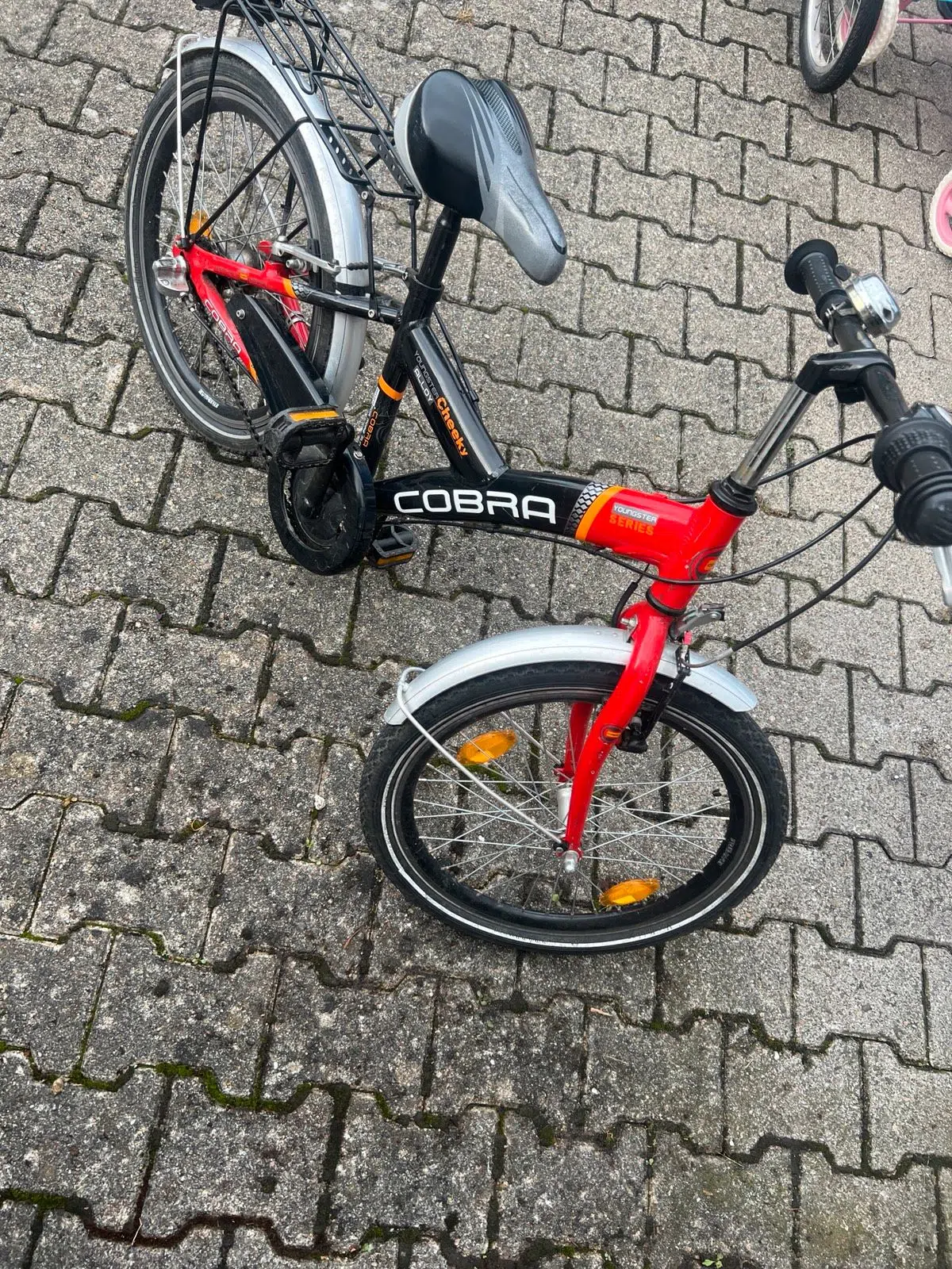 Kinderfahrrad Cobra 16 Zoll schwarz-rot