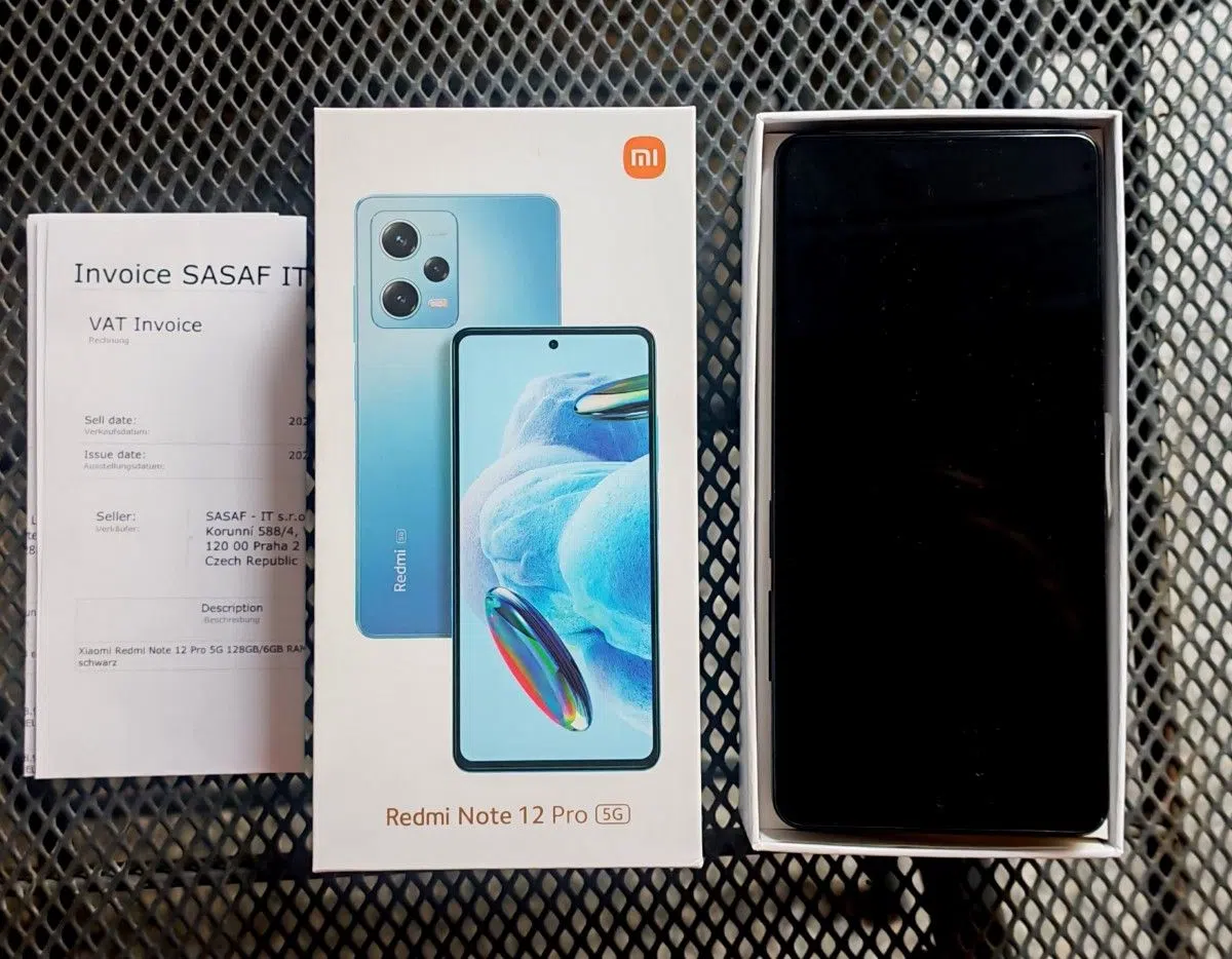 Xiaomi Redmi Note 12 PRO 5G 6+128GB "Black" ☆ OPV ☆ TOP ☆