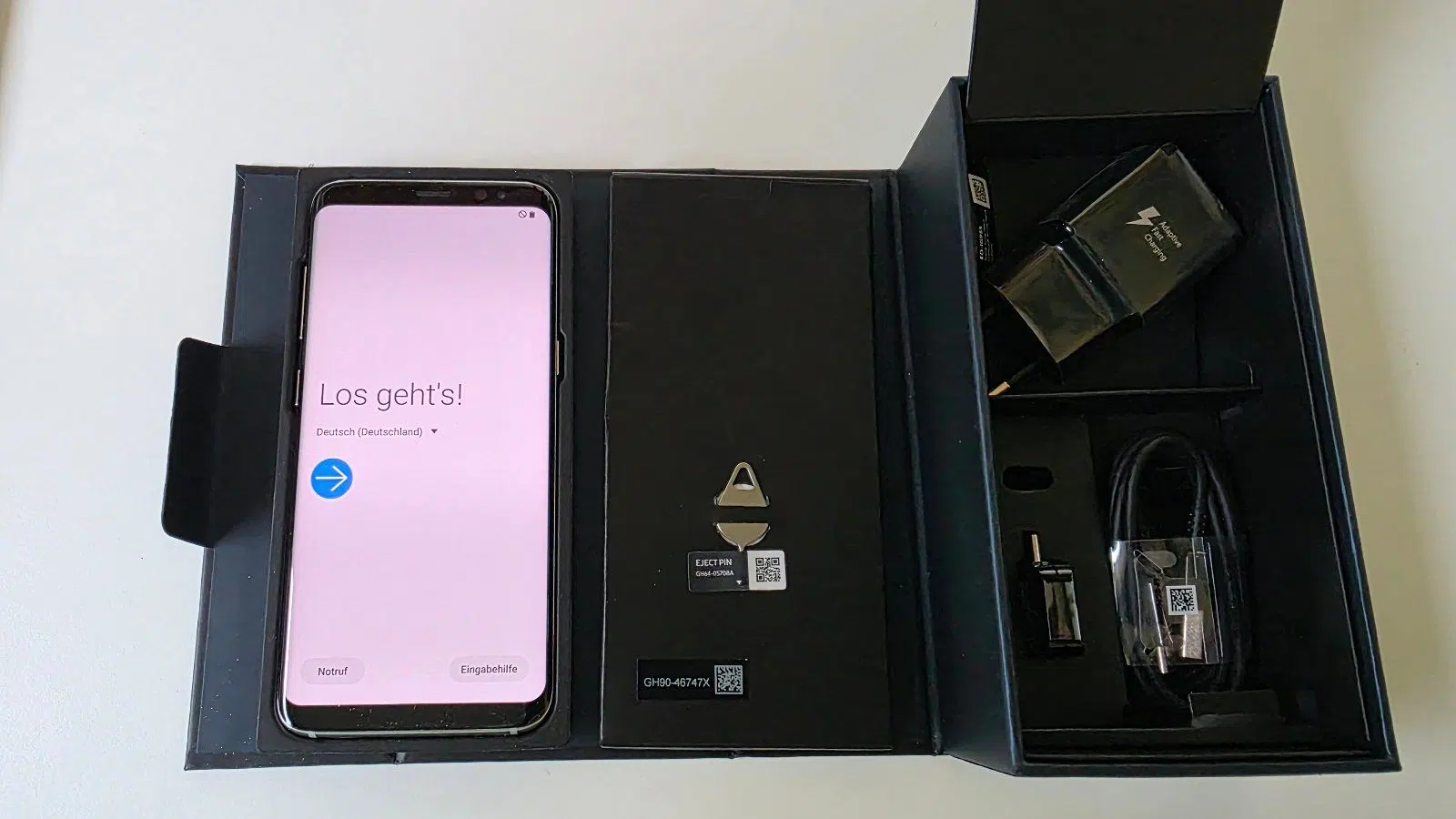 Samsung Galaxy S8 (SM-G950F) 64GB Arctic Silver - Sehr gut
