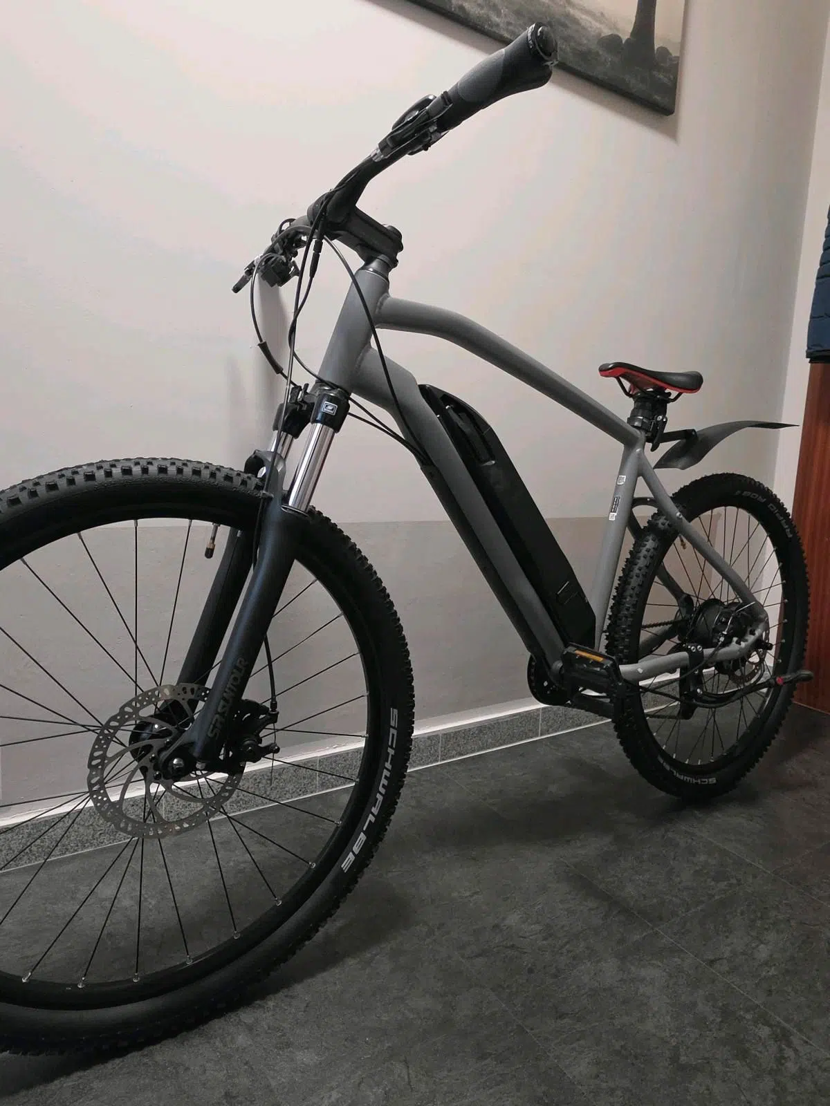 Rockrider E-ST 100 E-Bike – guter Zustand, neue Reifen