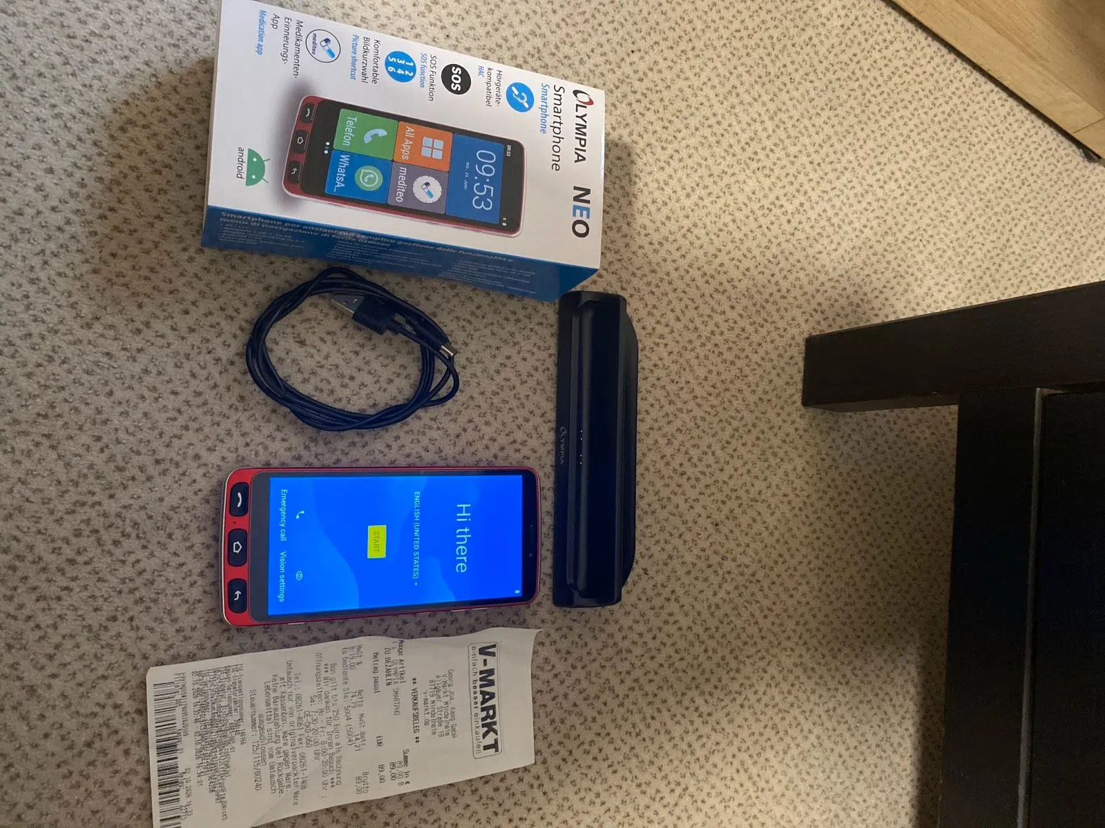 Handy mit 2 Jahre Garantieschein