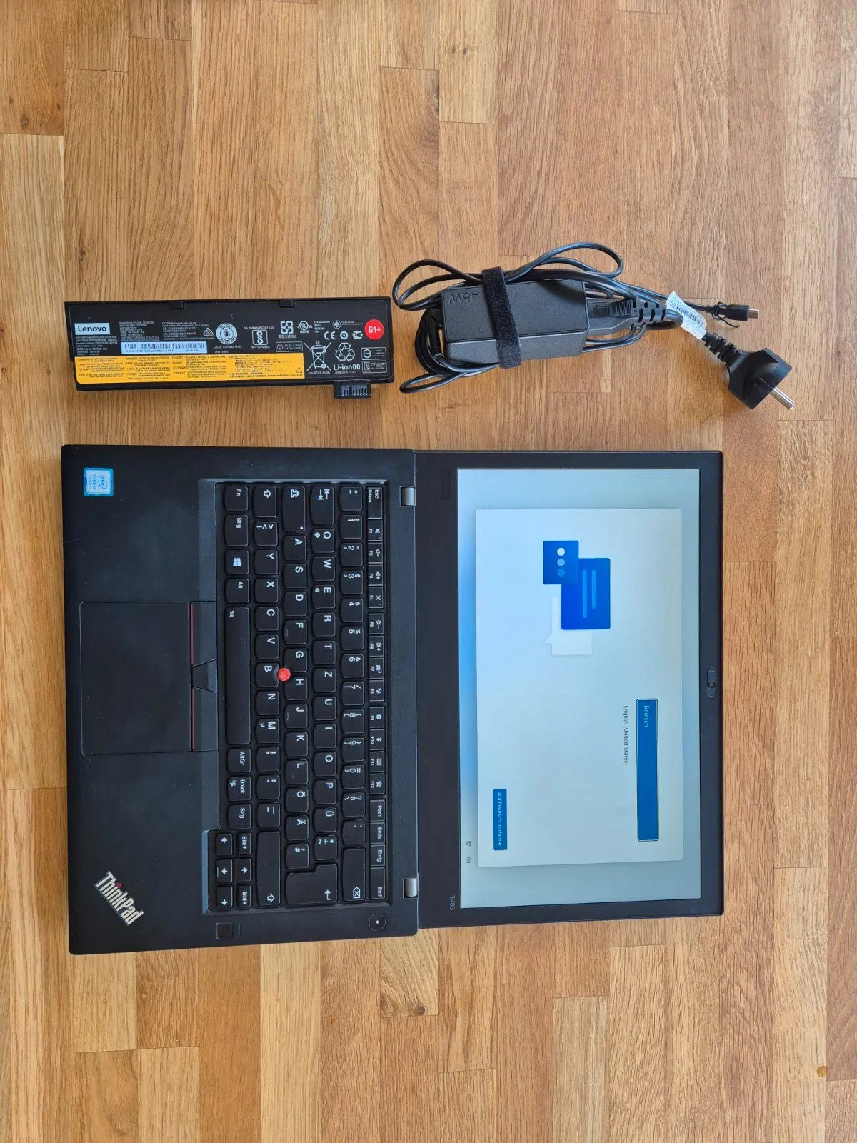 Lenovo ThinkPad T480 – i5‑8250U | 16 GB RAM | 256 GB SSD +2. Akku