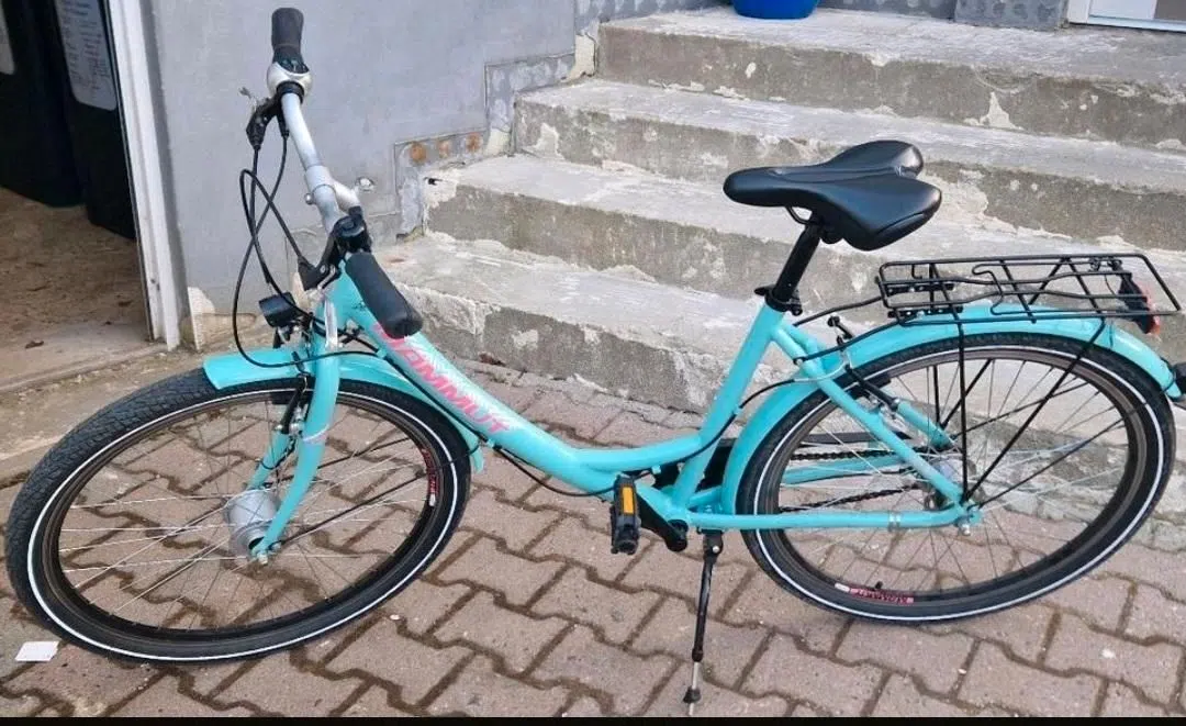 Damenfahrrad Citybike hellblau