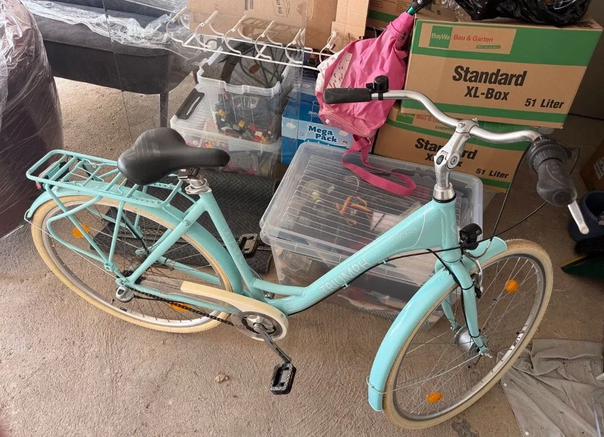 Triumph Moderne Citybike / Damenrad - Hellblau