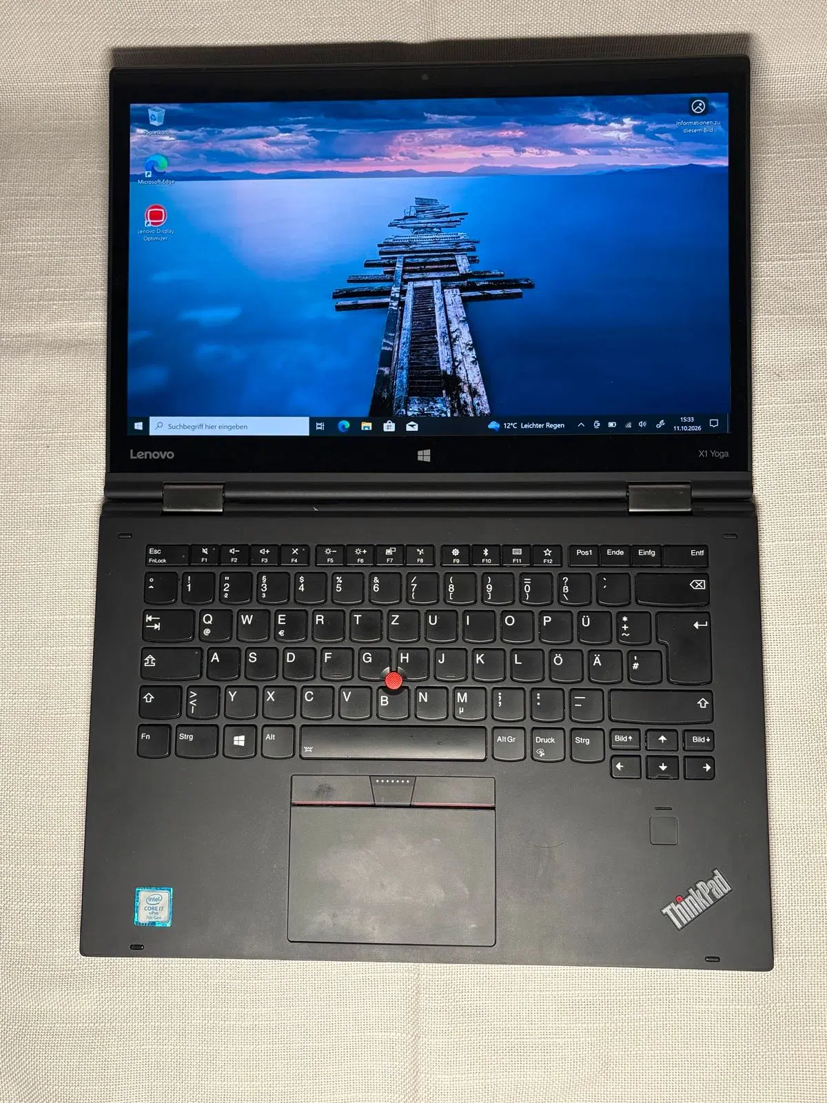 Lenovo ThinkPad X1 Yoga-i7-16 GB RAM-512 GB SSD-WQHD Touch-Stift