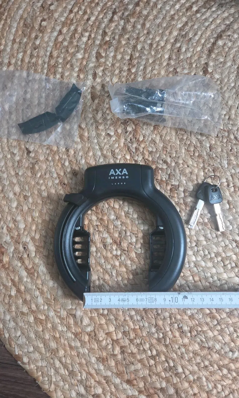 AXA Rahmenschloss für E-Bike / Fahrrad mit 75mm Breite