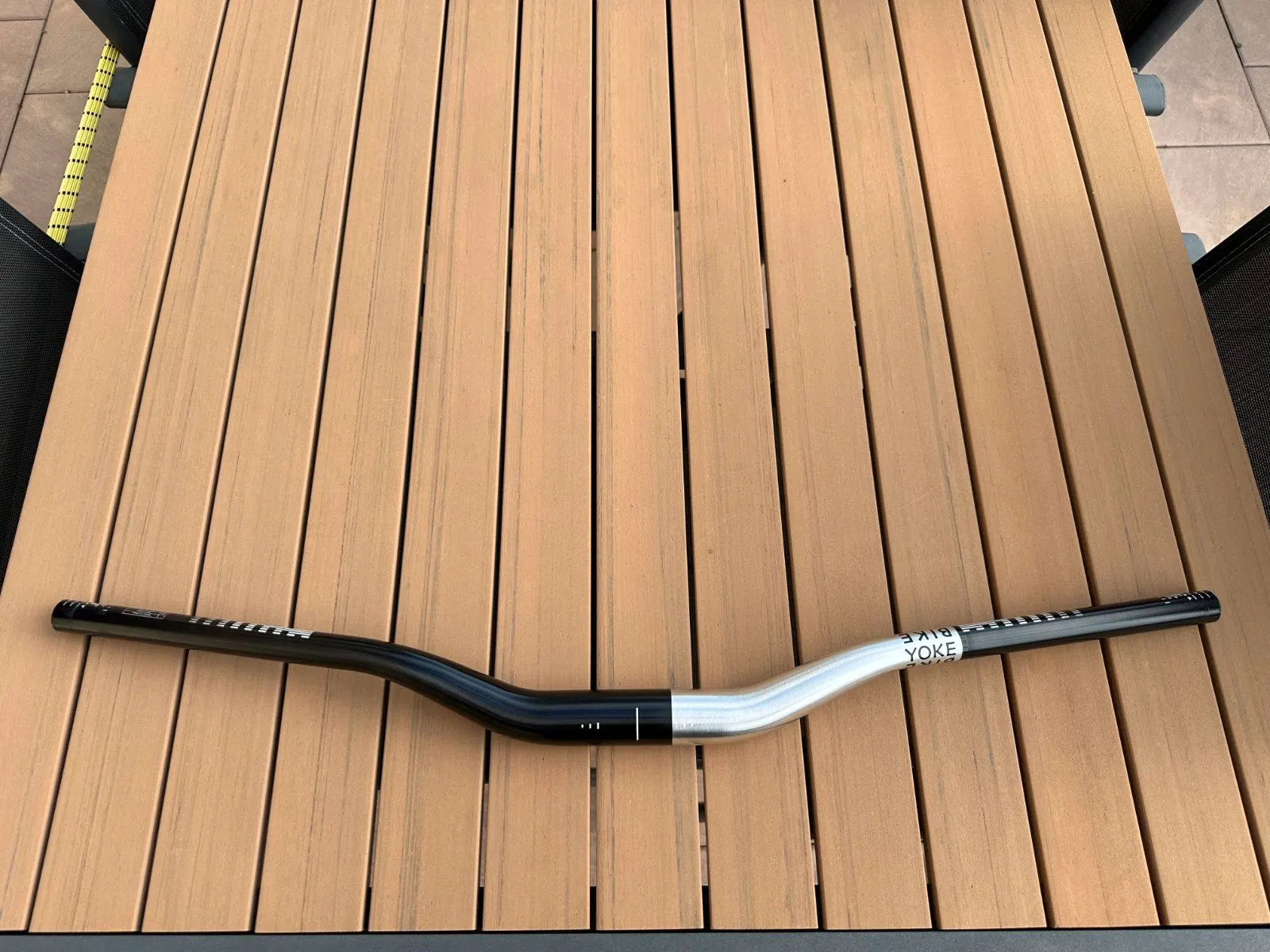 BikeYoke Barmate 65 Aluminium MTB Lenker Schwarz / Silber