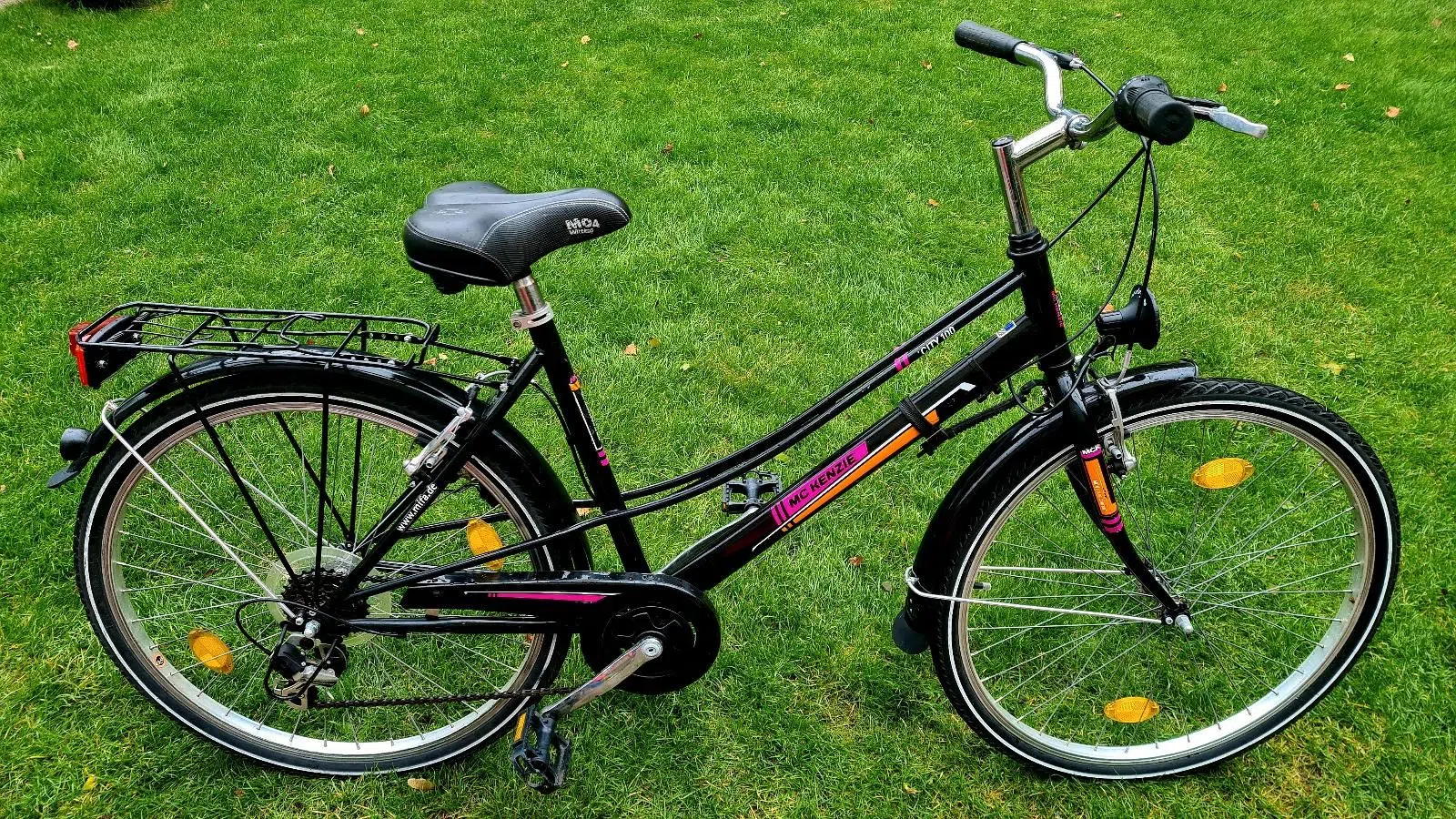 Damenfahrrad 26 Zoll McKenzie schwarz Fahrrad 6 Gang Citybike