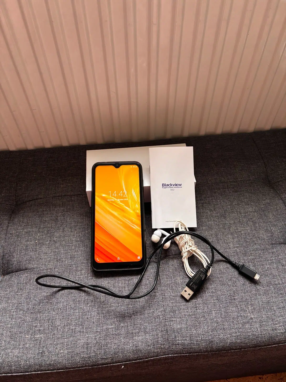 Handy Smartphone Blackview A60 mit Hülle