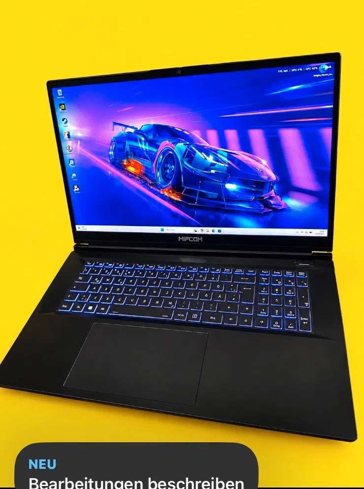 Gaming Laptop 17.3 Zoll Display 144Hz