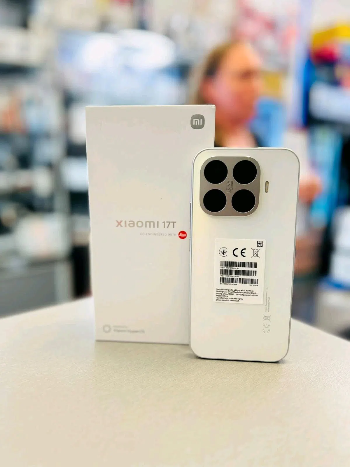 Xiaomi 17T 5G 256GB-12GB Wie Neu Top 100% in Opal White Vorrätig