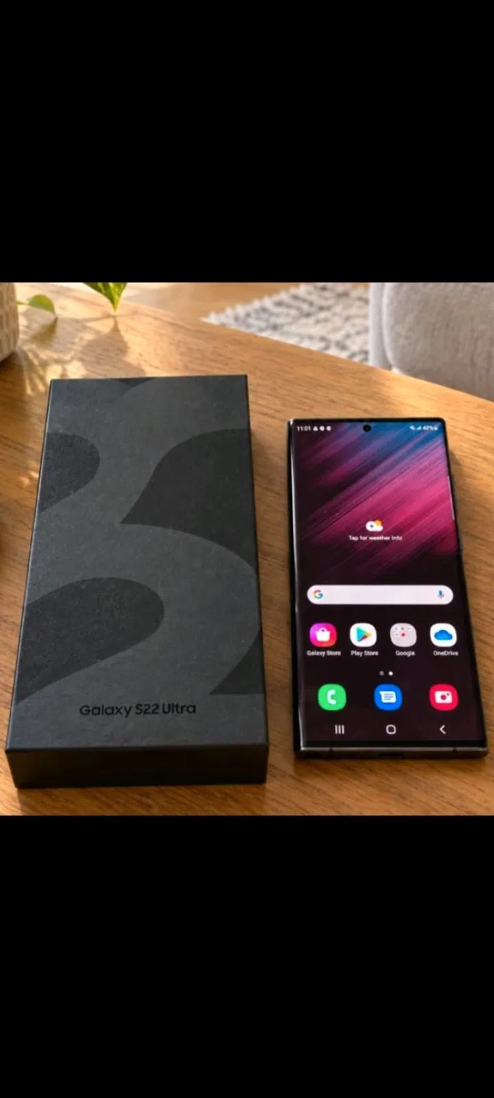 Samsung galaxy 22 Ultra 5g 256gb