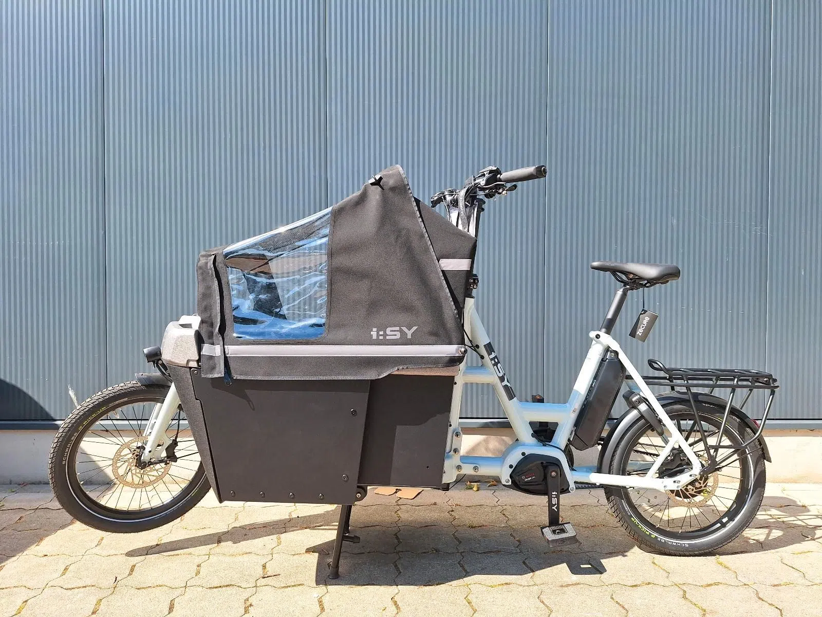 ISY Cargo N3.8 ZR Maxi E-Lastenrad inkl. Kindertransport-Set