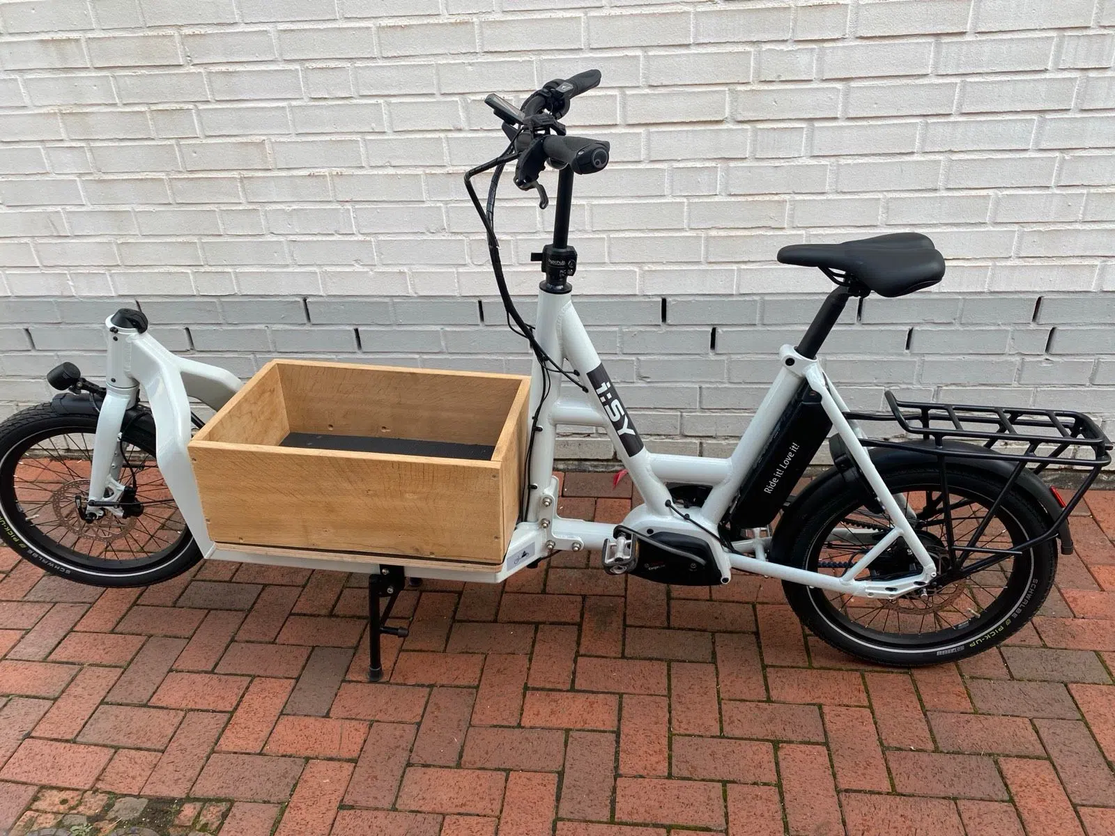 I:SY Cargo N3.8 ZR Lastenrad mit Eichenbox neuwertig