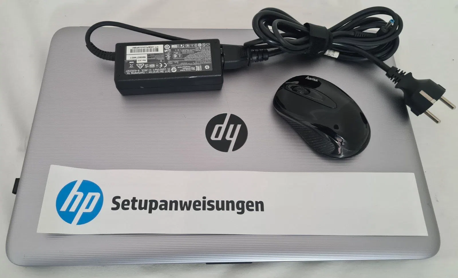 HP 250 G5 Notebook PC inkl. Ladekabel und USB Maus