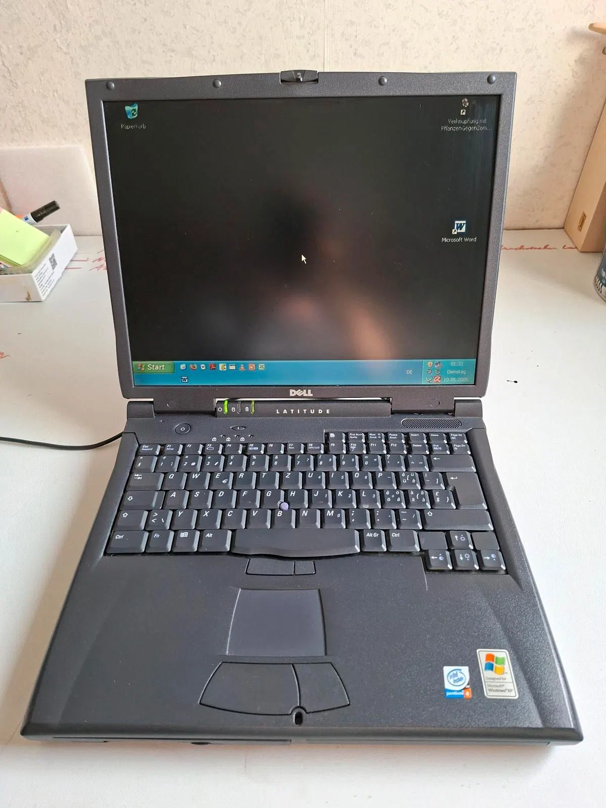 Vintage Dell Latitude Laptop Windows XP